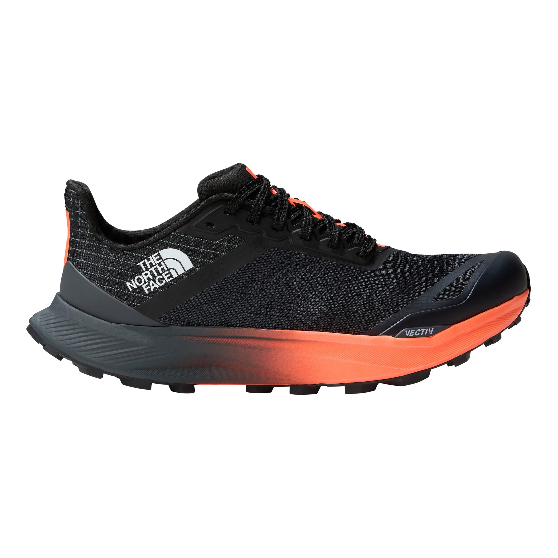 The North Face Vectiv Infinite 2 Zapatilla Trail Hombres-Negro,Rojo