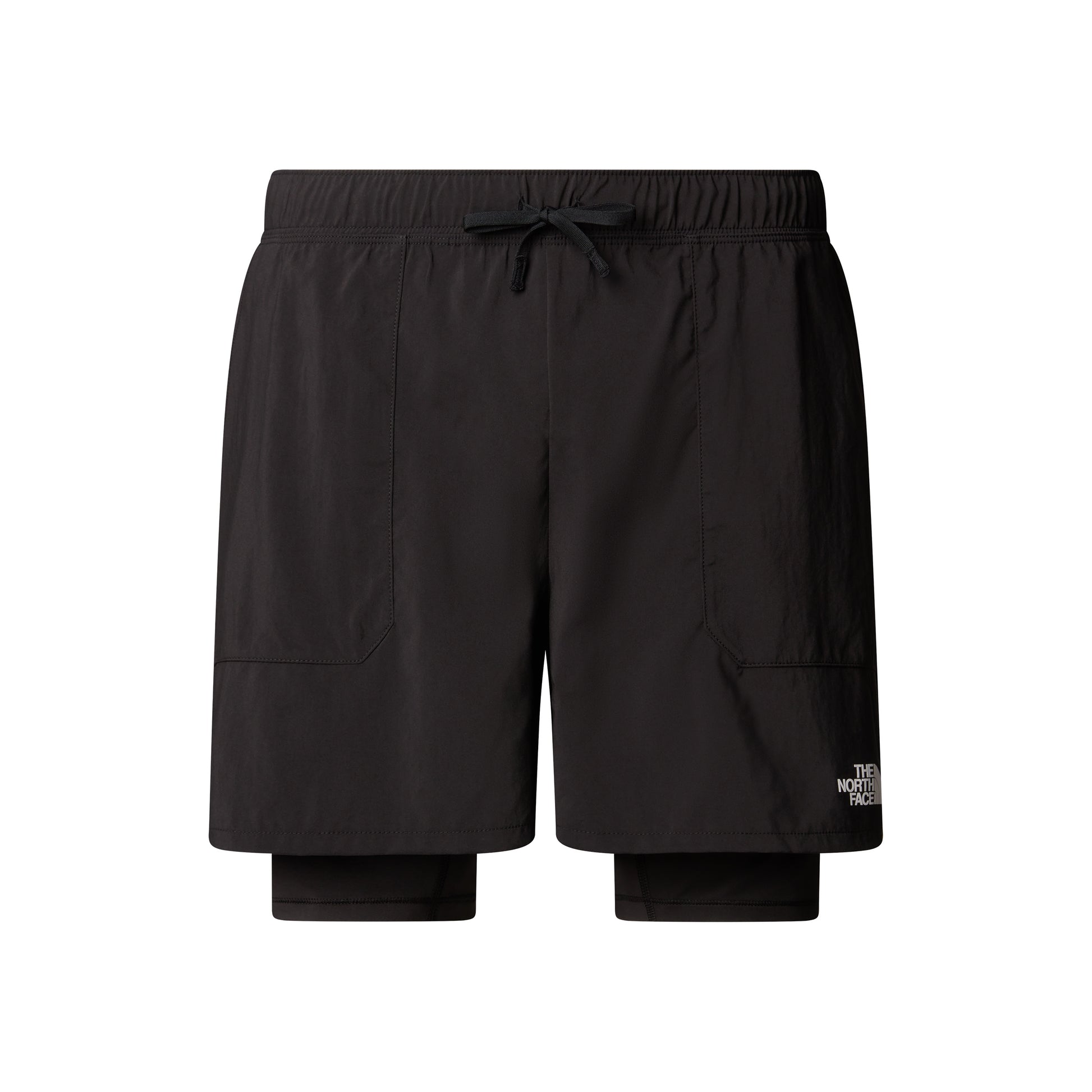 The North Face Sunriser 2in1 6in Pantalones Cortos Hombres-Negro