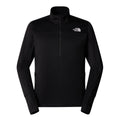 Winter Warm Pro 1/4 Zip Camiseta De Running Hombres-Negro