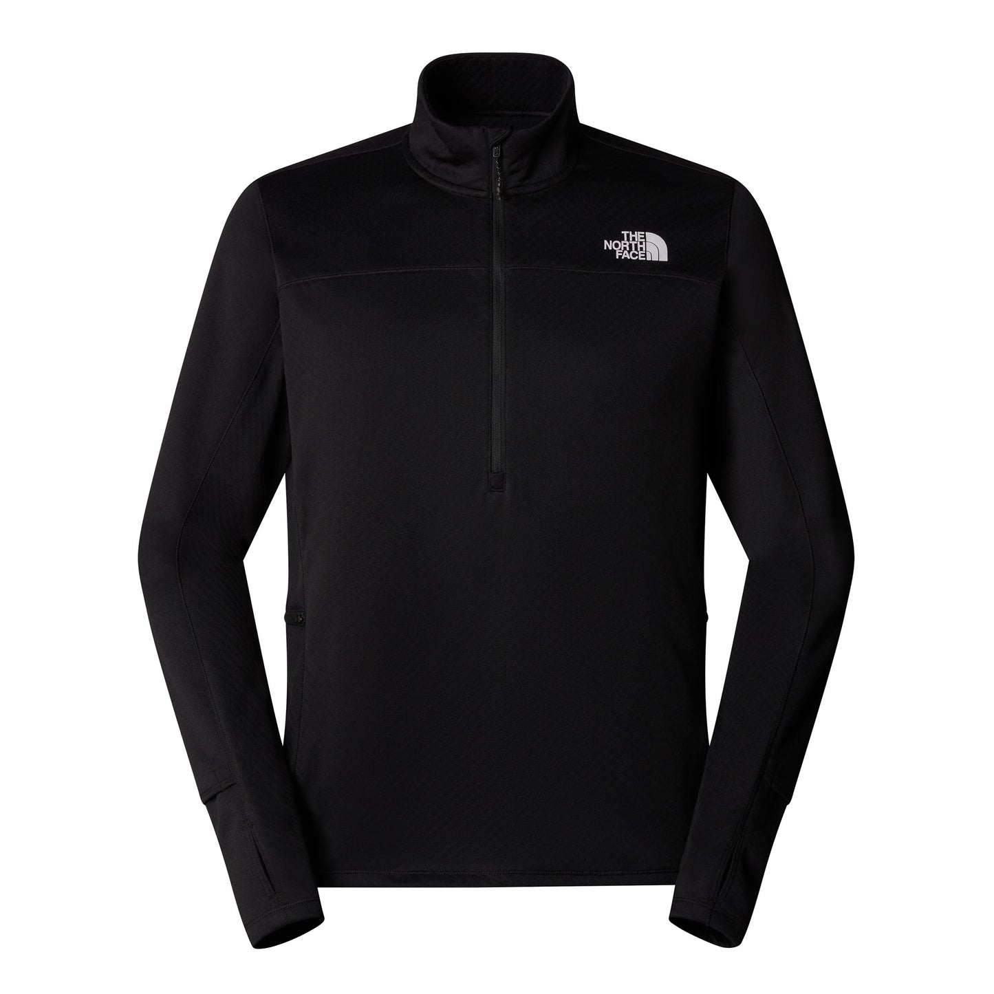 The North Face Winter Warm Pro 1/4 Zip Camiseta De Running Hombres-Negro