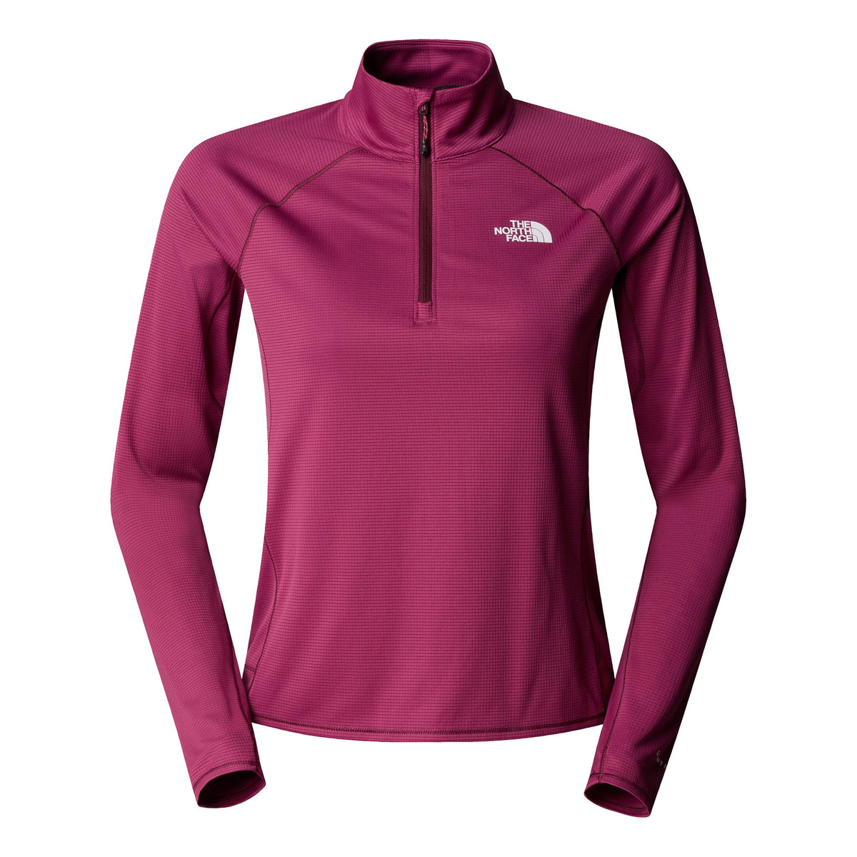 The North Face Sunriser 1/4 Zip Camiseta De Running Mujeres-Berry