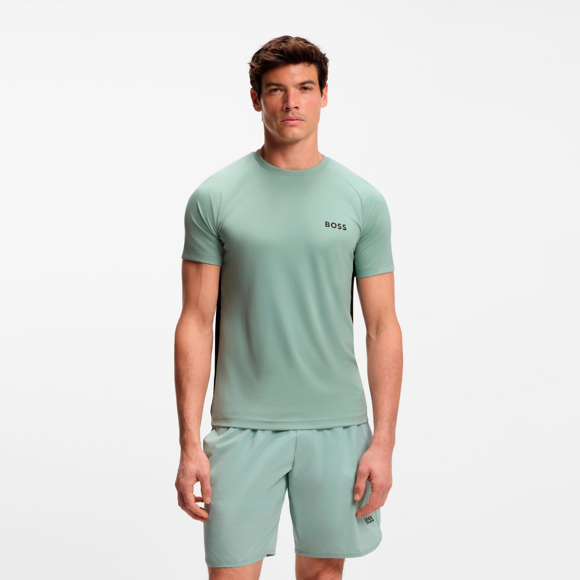 BOSS Spin Camiseta de manga corta Hombres-salvia
