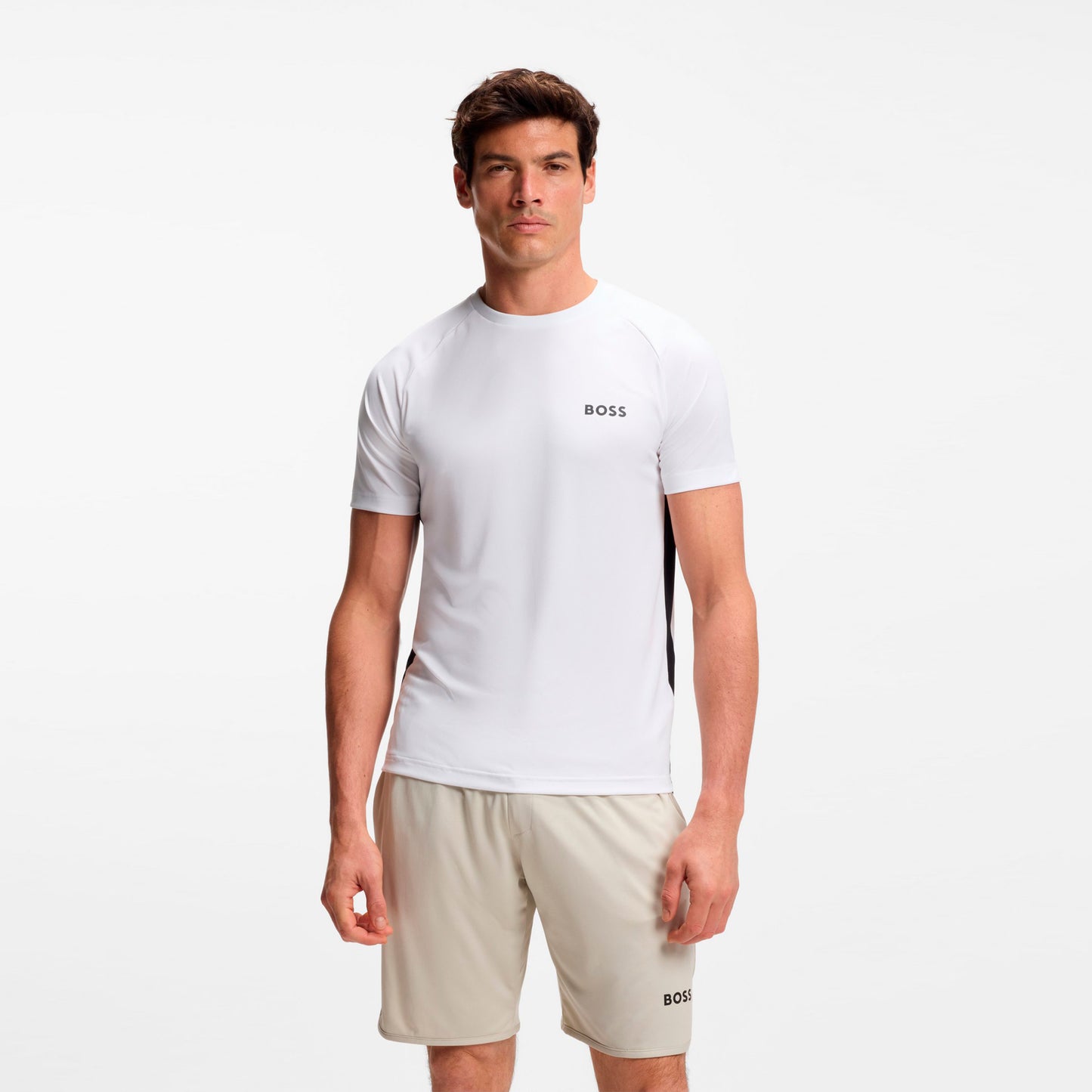 BOSS Spin Camiseta de manga corta Hombres-blanco