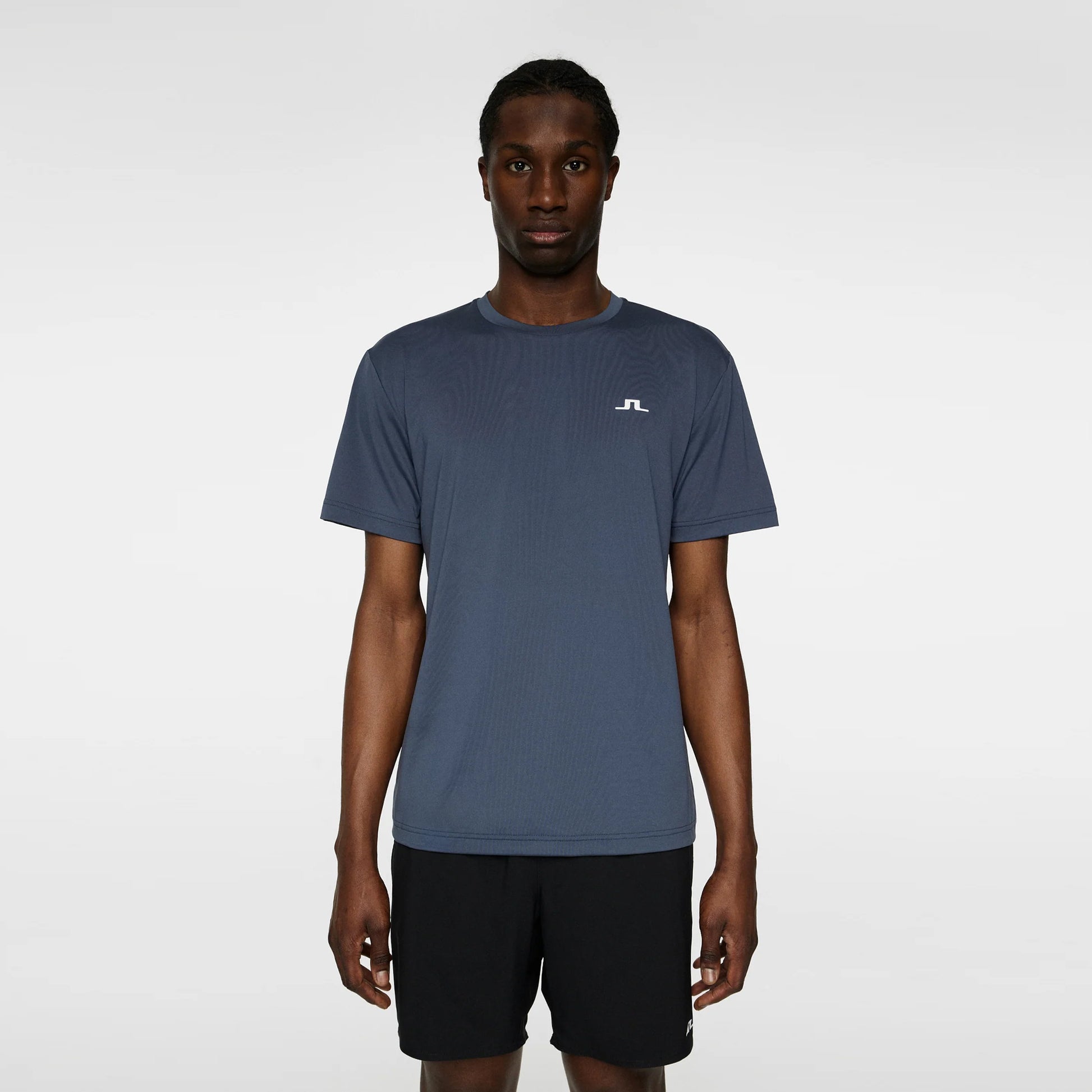 JLindeberg Jamirez Camiseta De Manga Corta Hombres-Azul