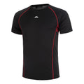 Alfonso Printed Camiseta De Manga Corta Hombres-Negro