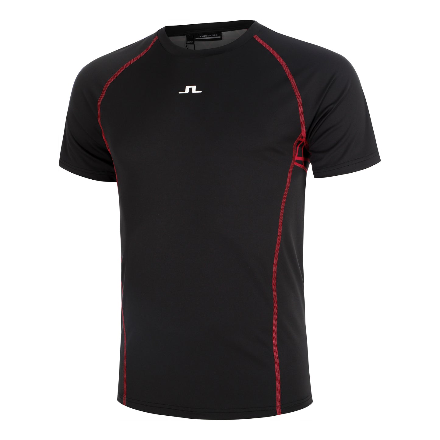 JLindeberg Alfonso Printed Camiseta De Manga Corta Hombres-Negro