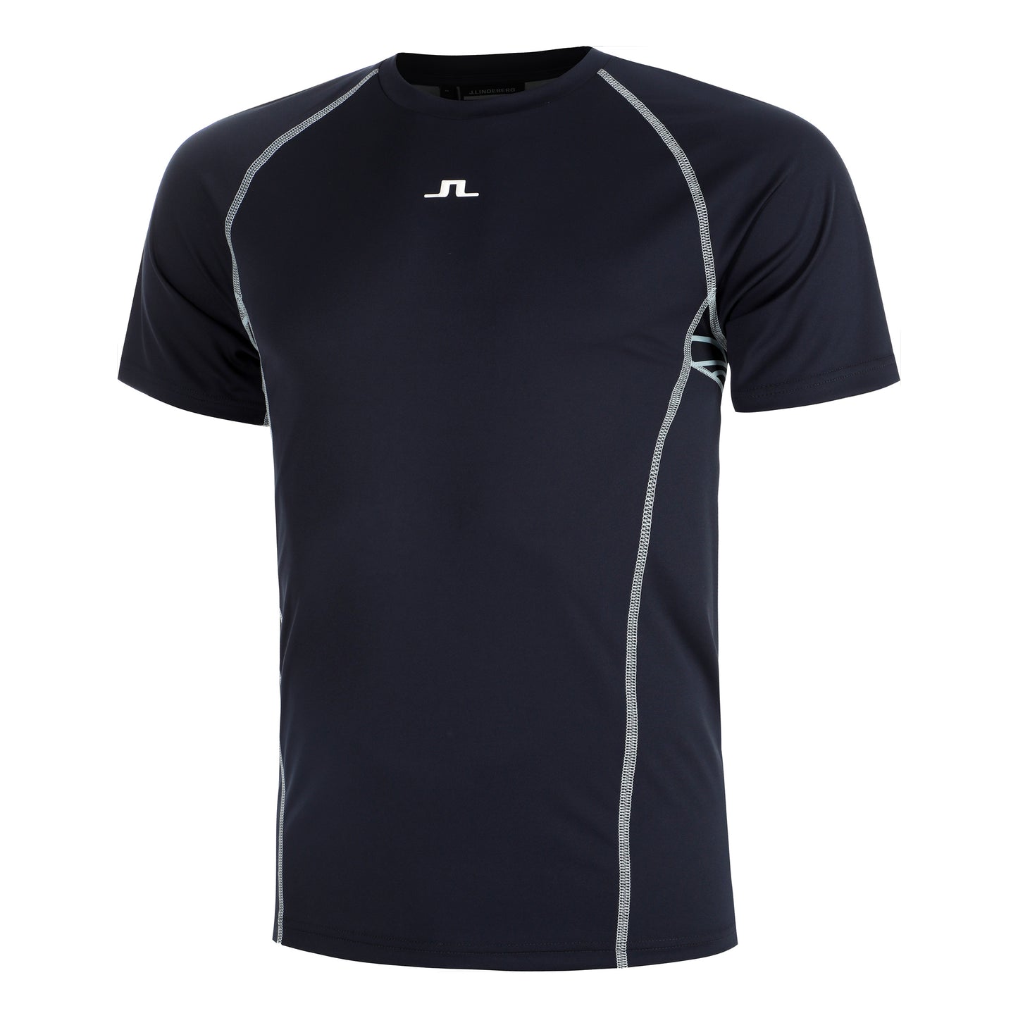 JLindeberg Alfonso Printed Camiseta De Manga Corta Hombres-Azul Oscuro