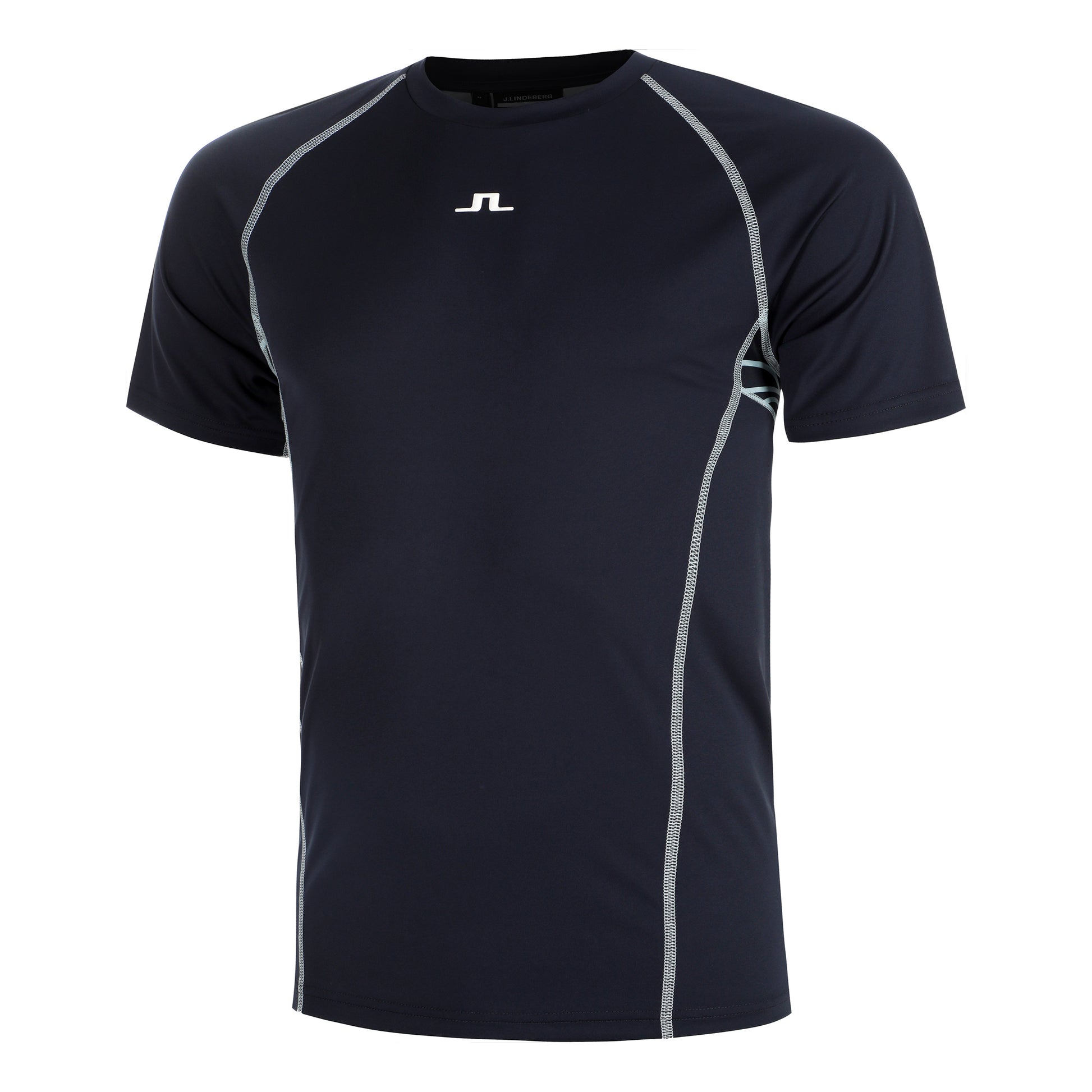 JLindeberg Alfonso Printed Camiseta De Manga Corta Hombres-Azul Oscuro