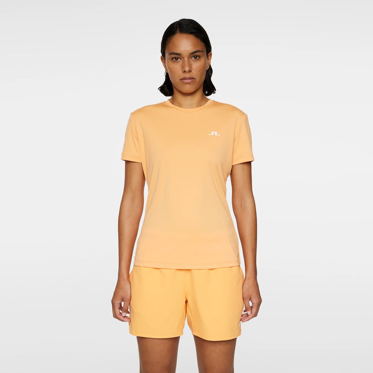 JLindeberg Ada Camiseta De Manga Corta Mujeres-Naranja