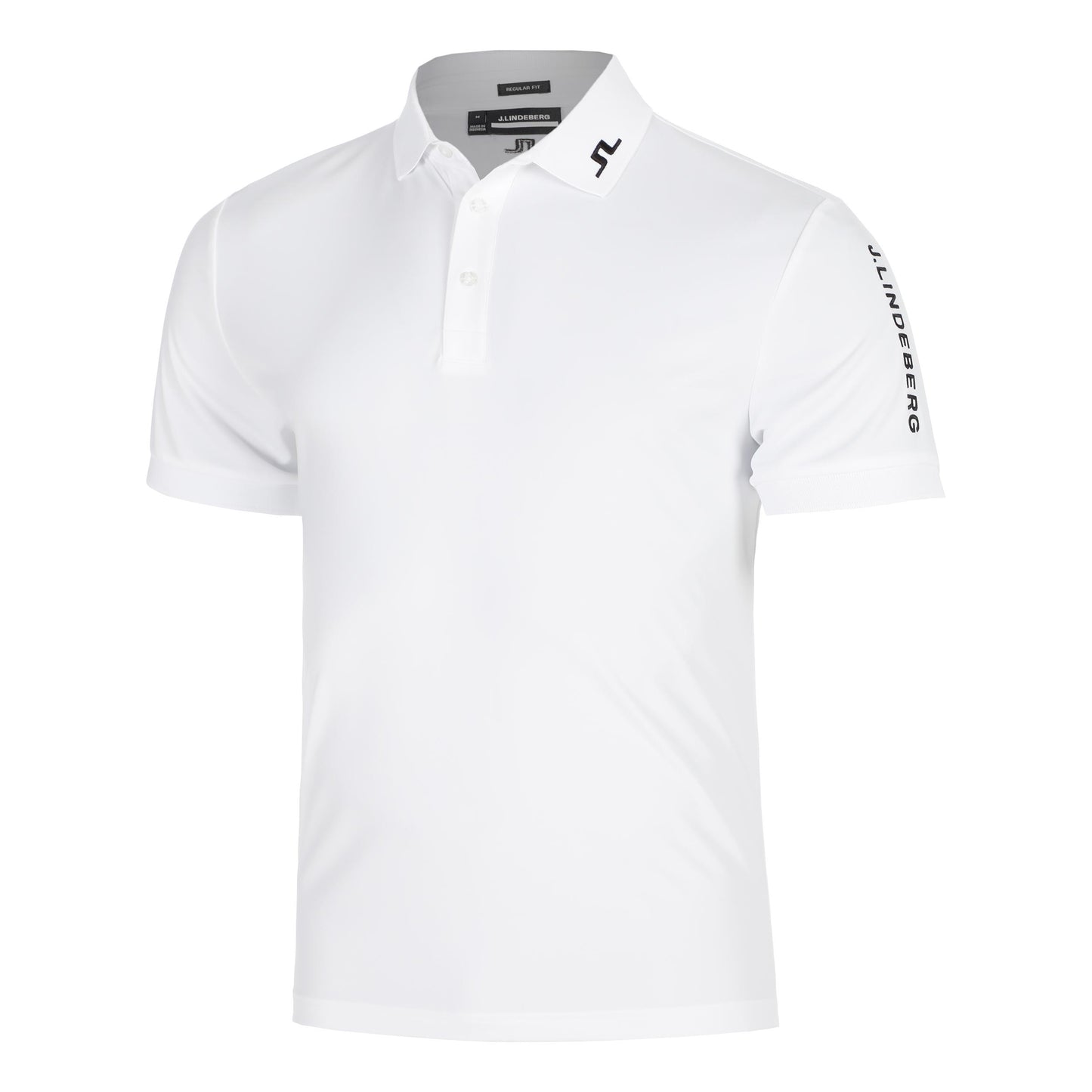 JLindeberg Tour Tech Polo Hombres-Blanco