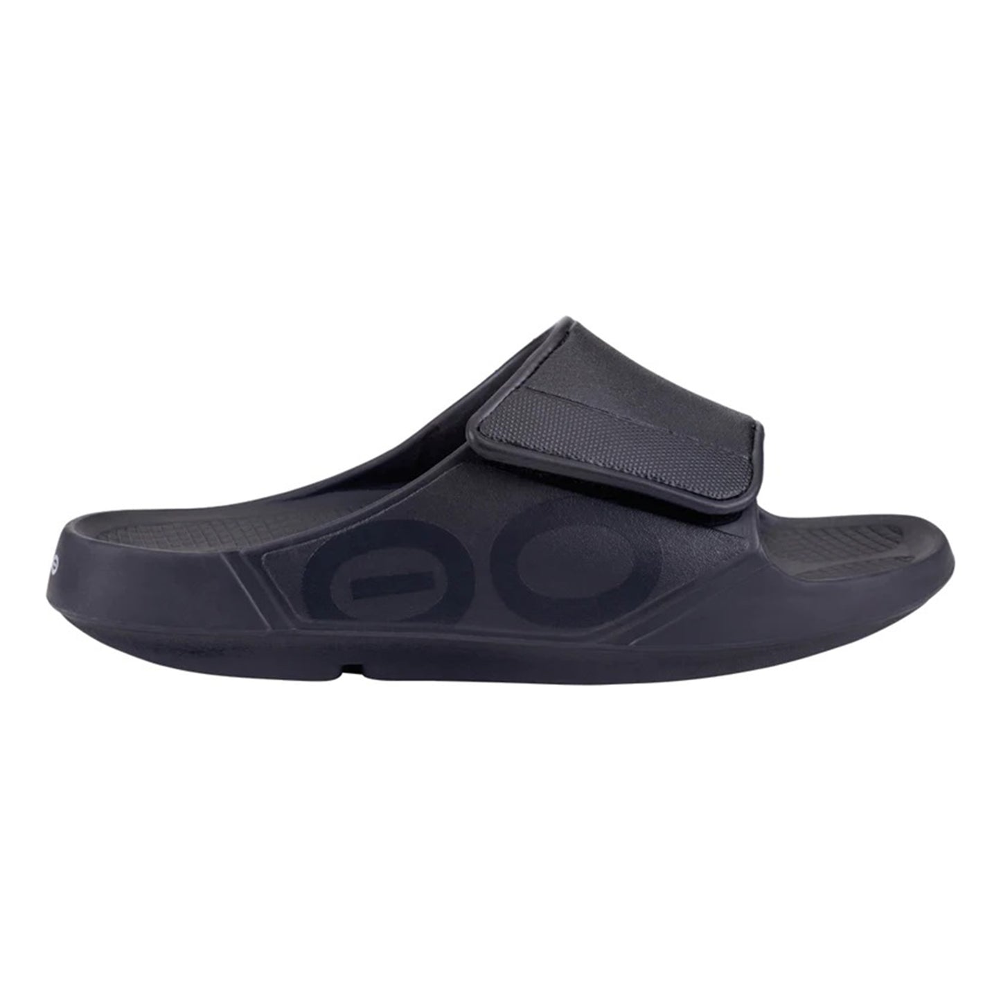 OOFOS OOahh Sport Flex Zapato de recuperación Unisex - negro mate