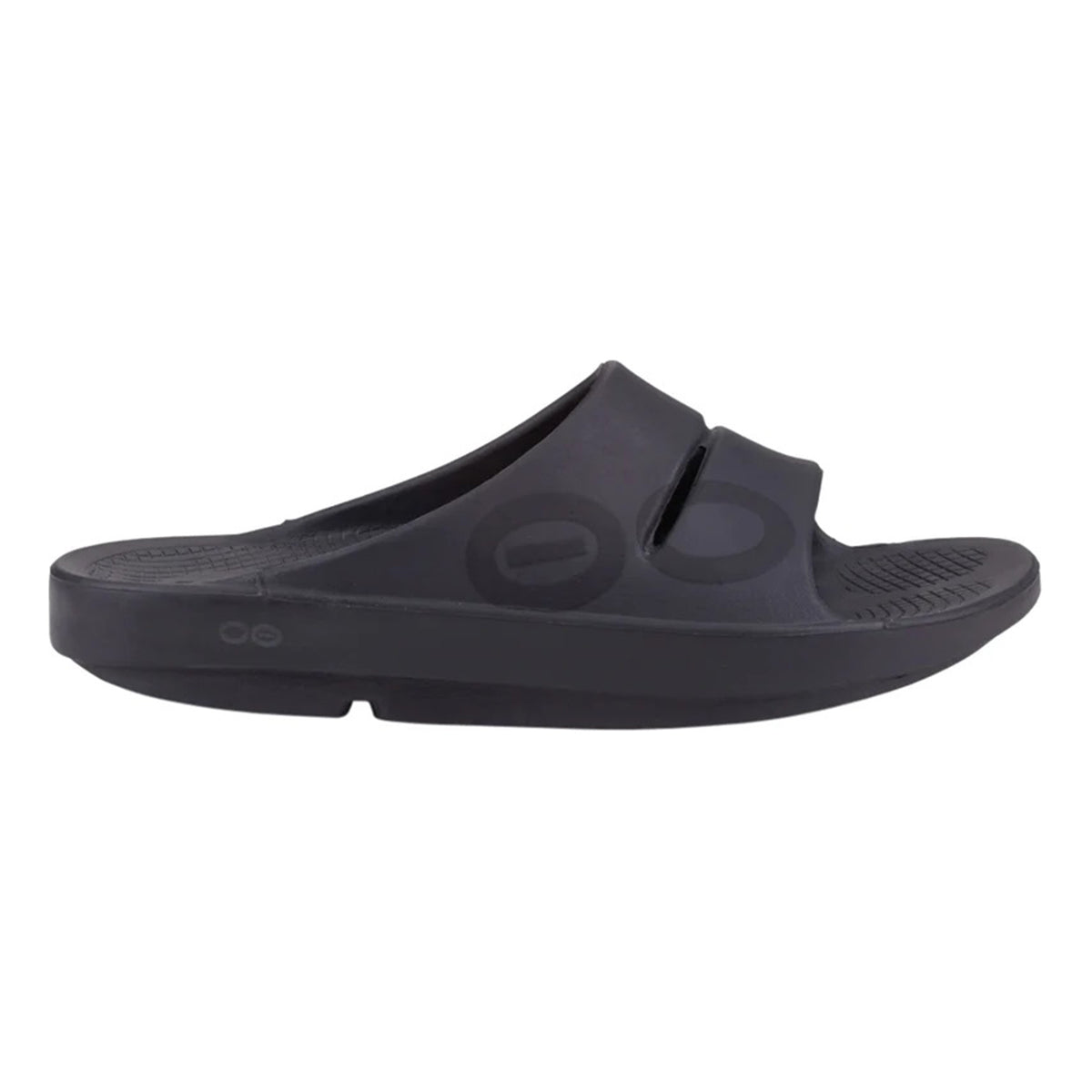 OOFOS Ooahh Sport Zapato de recuperación Unisex - negro mate