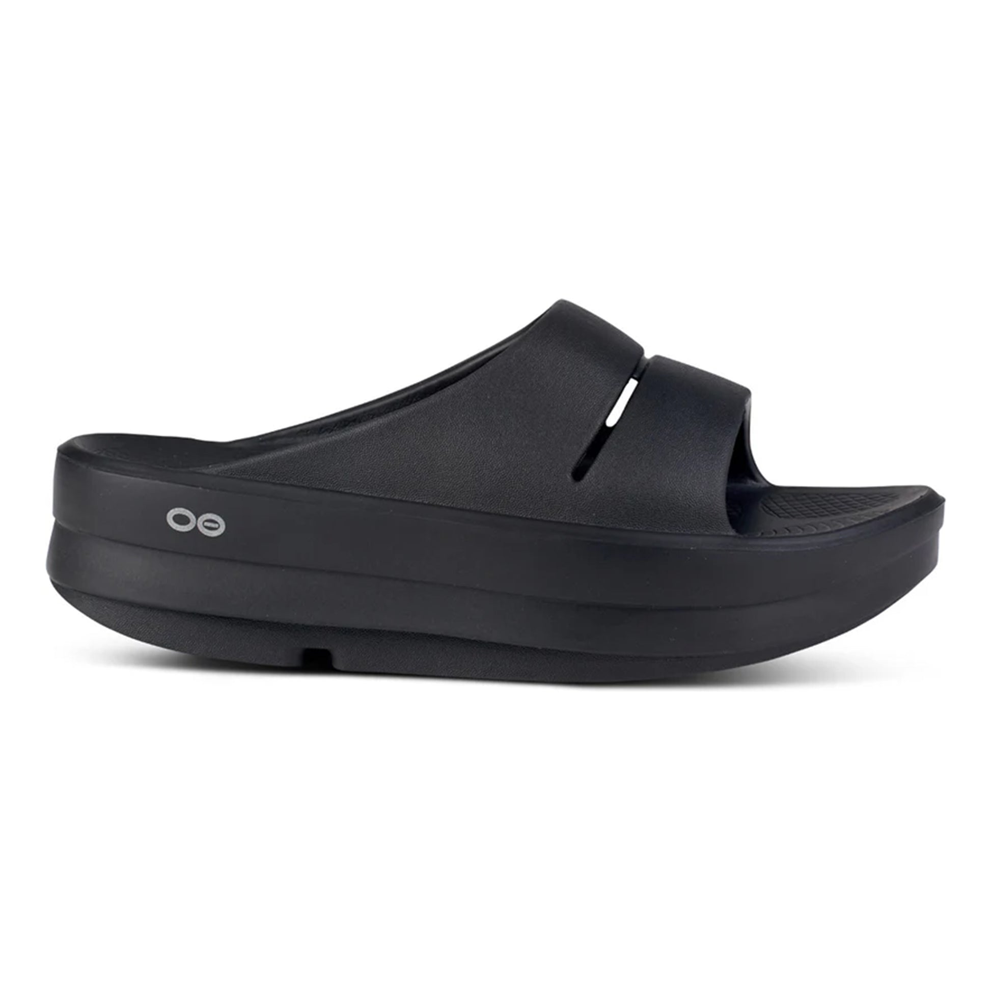 OOFOS OOmega Ooah Zapato de recuperación Mujeres - negro mate