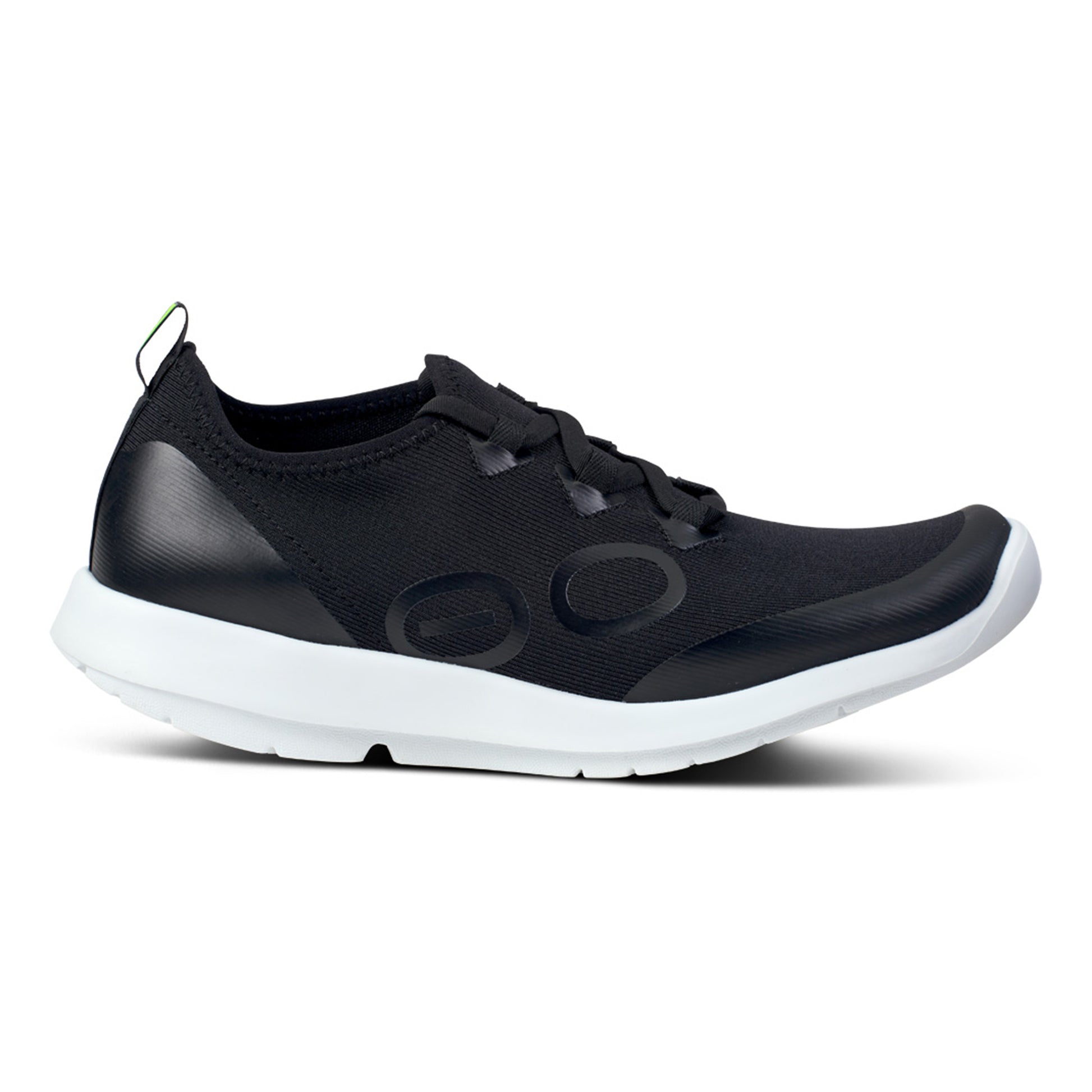 OOFOS Oomg Sport Lace Zapato de recuperación Mujeres - blanco, negro