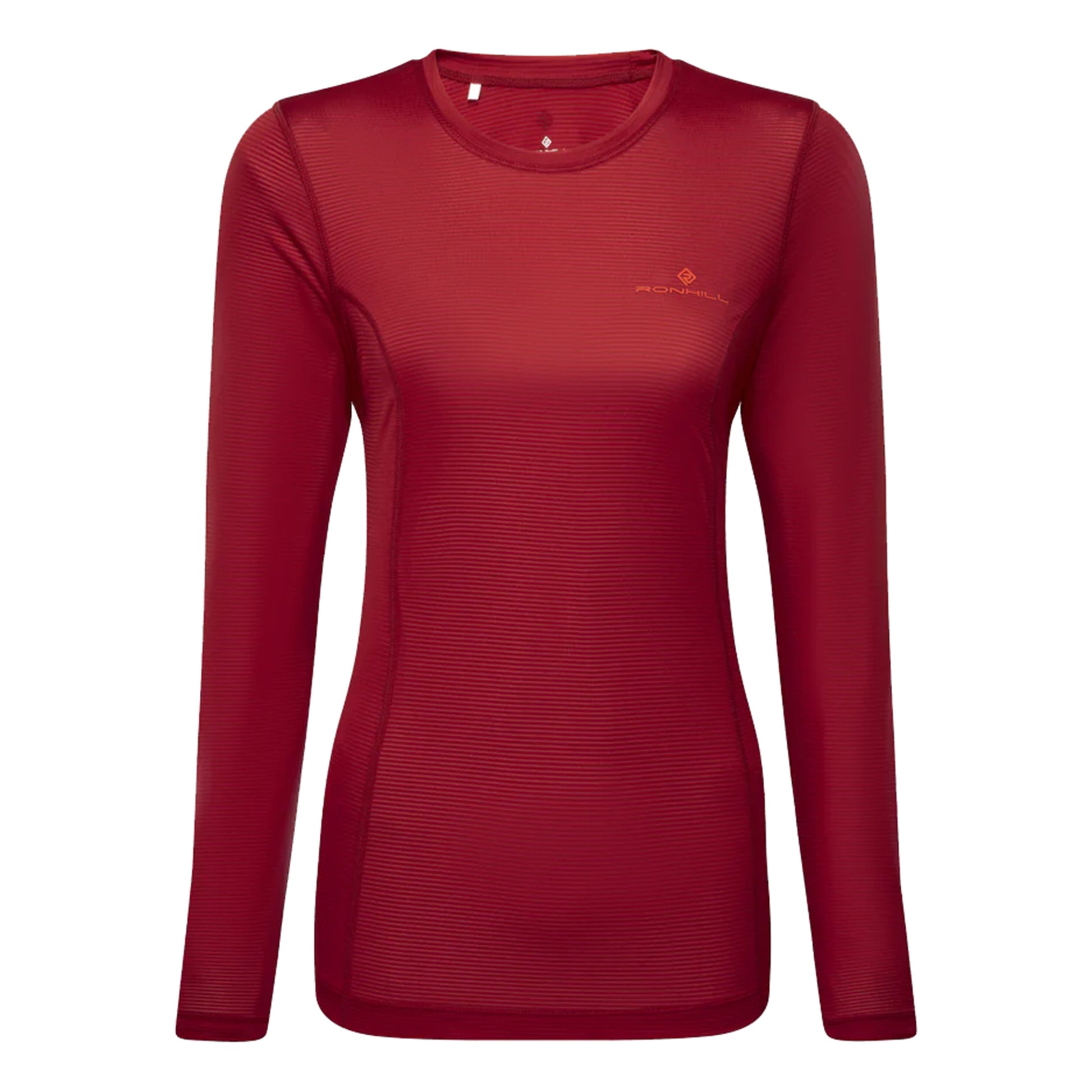 Ronhill Tech Longsleeve Camiseta De Running Mujeres-Rojo