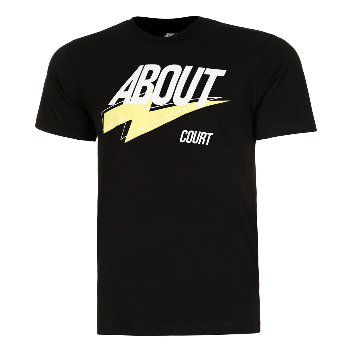 AB Out Tech Warm Up Camiseta De Manga Corta Hombres-Negro,Amarillo