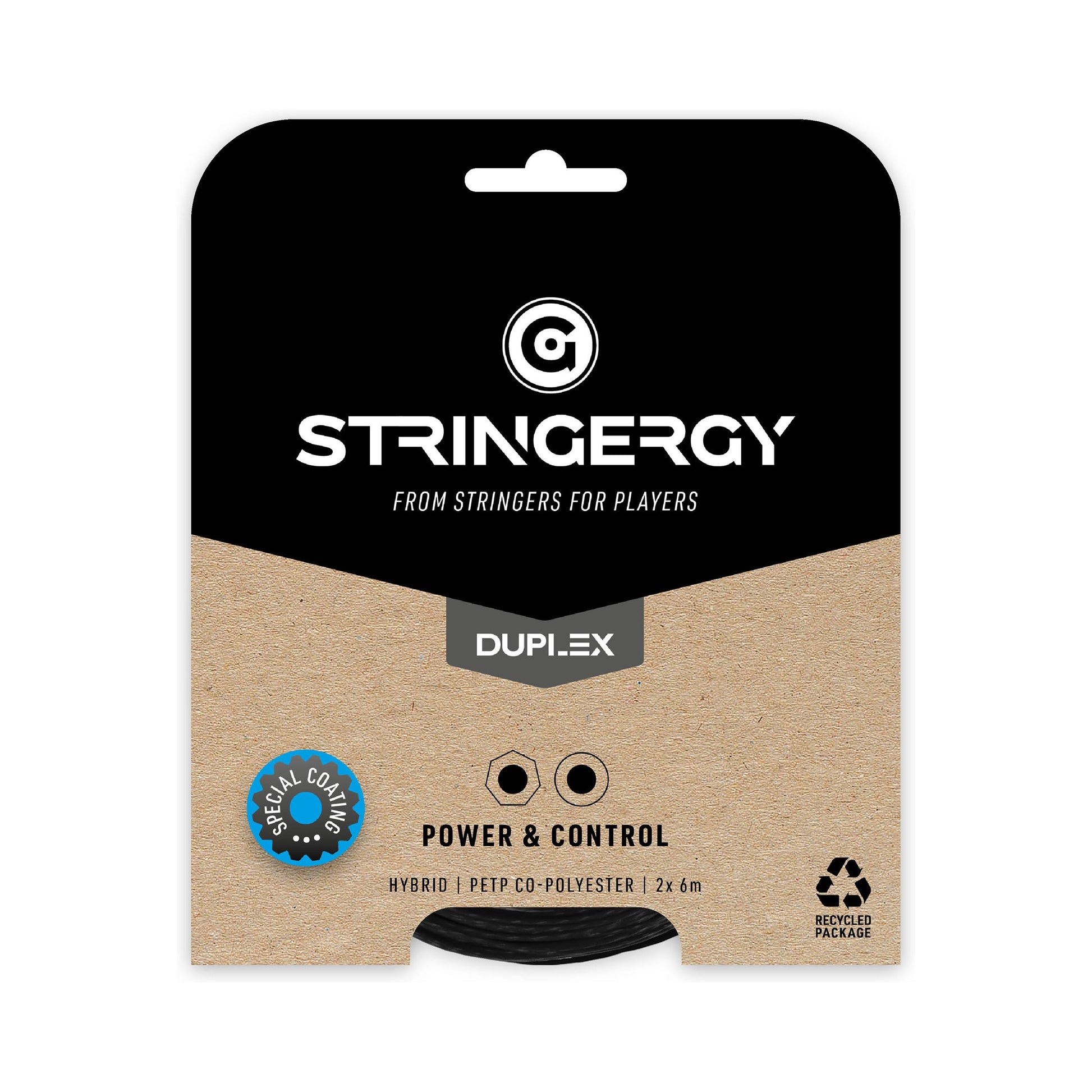 Stringergy Duplex Sets Individuales 2x 6m-Negro,Negro
