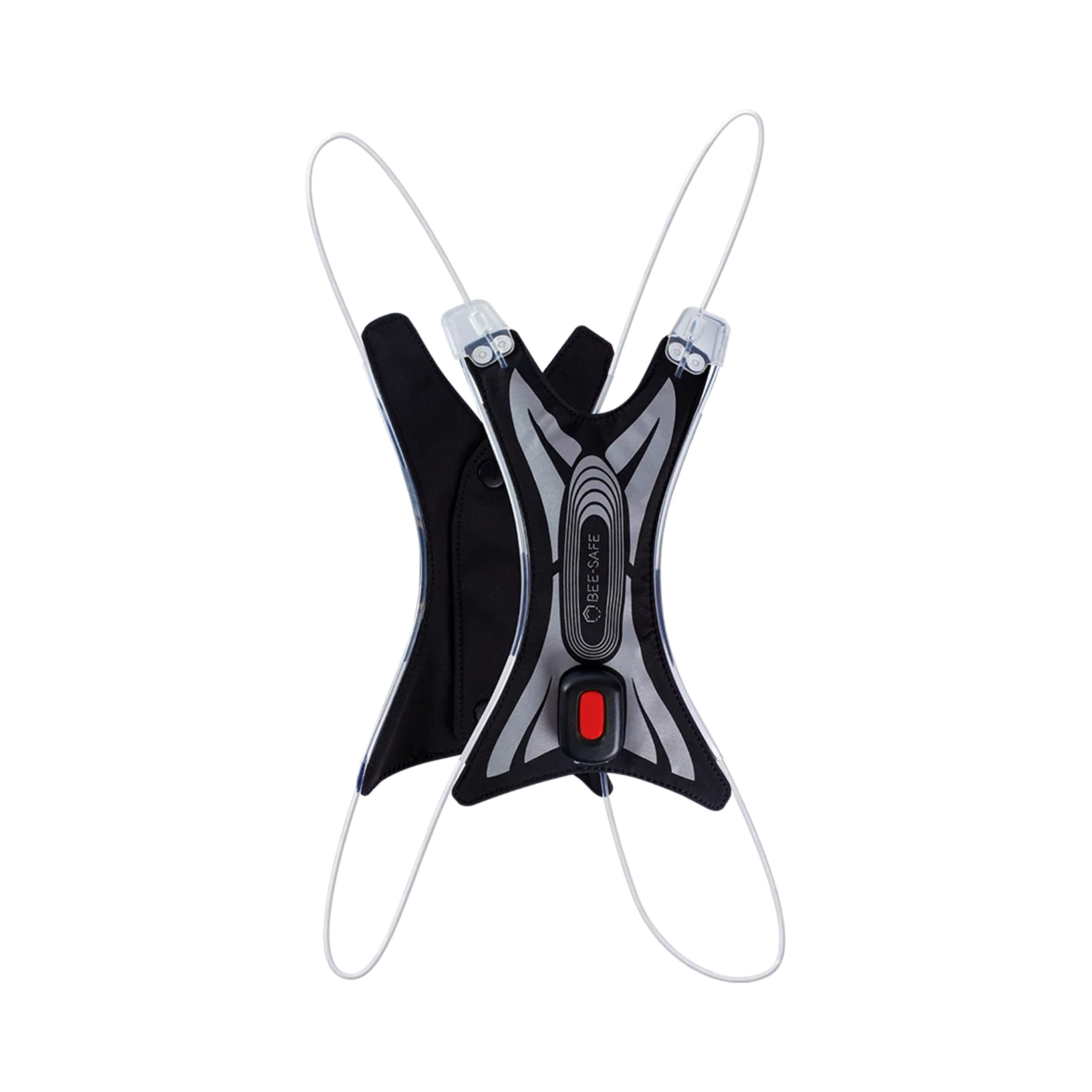 Bee-Safe Led Vest Spider USB Sistema De Luz-Rojo
