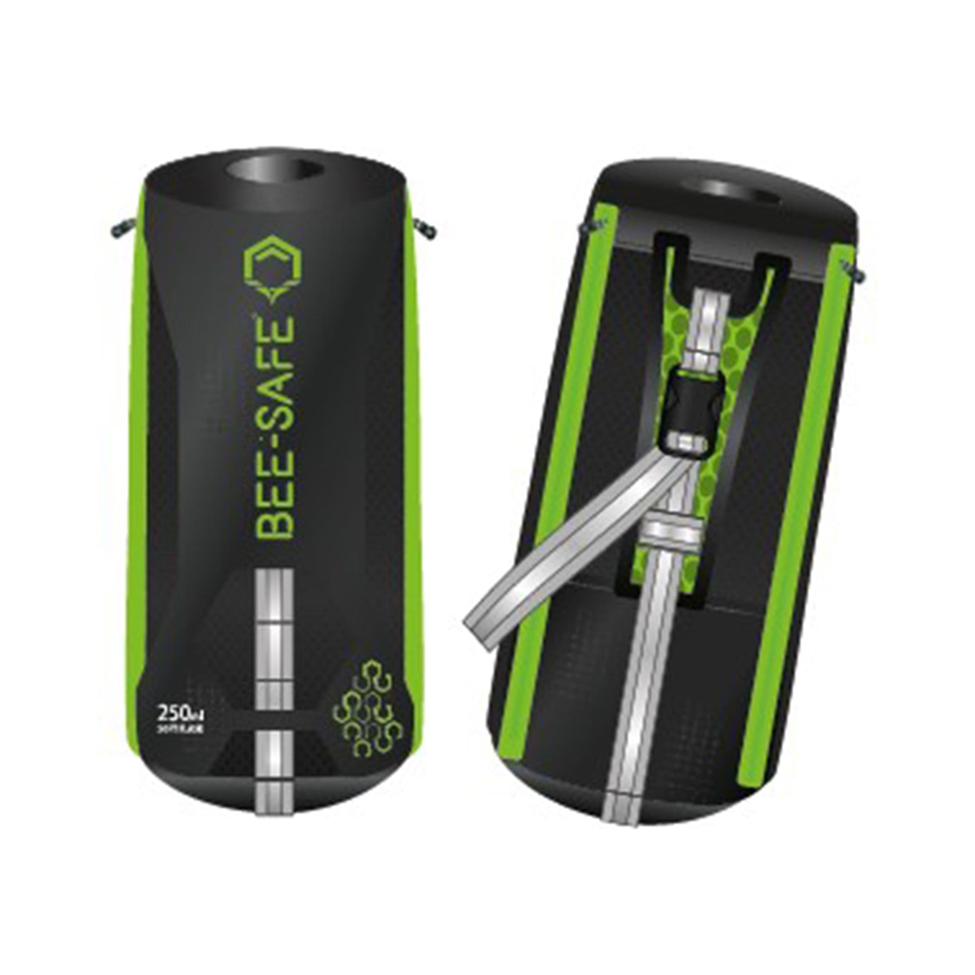 Bee-Safe Handbag (excl. 250 Ml) Cinturón Para Correr-Negro,Lima