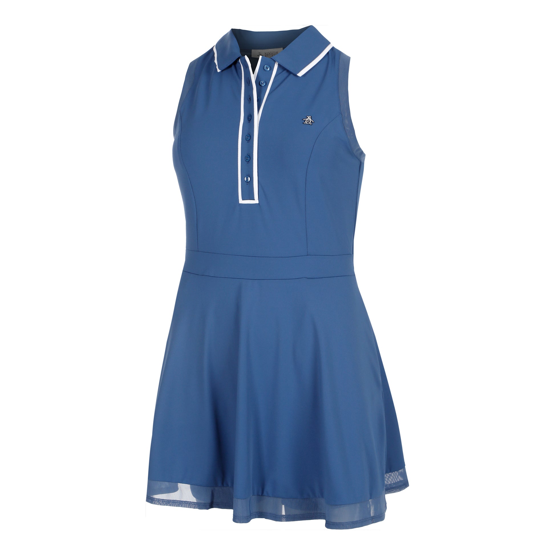 Original Penguin Veronica Vestido Mujeres-Azul