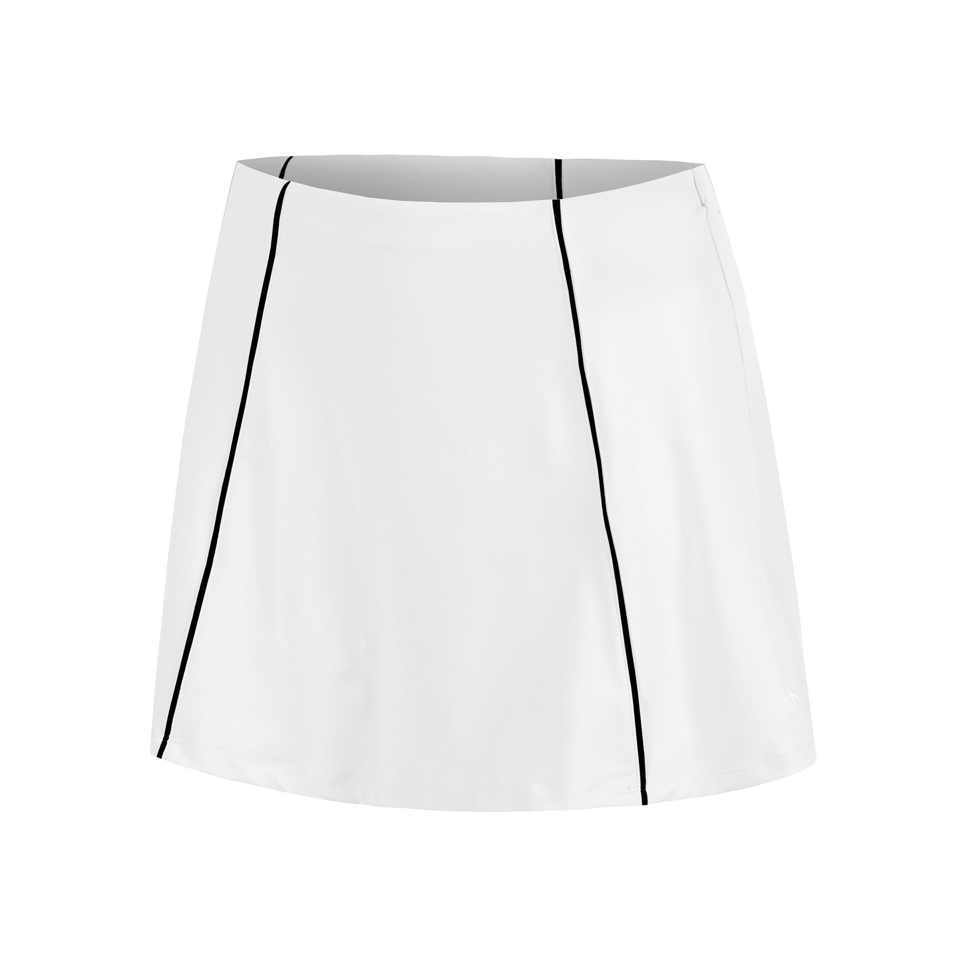 Original Penguin Colorblock Flounce Falda Mujeres-Blanco