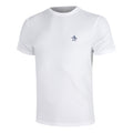 Solid Camiseta De Manga Corta Hombres-Blanco