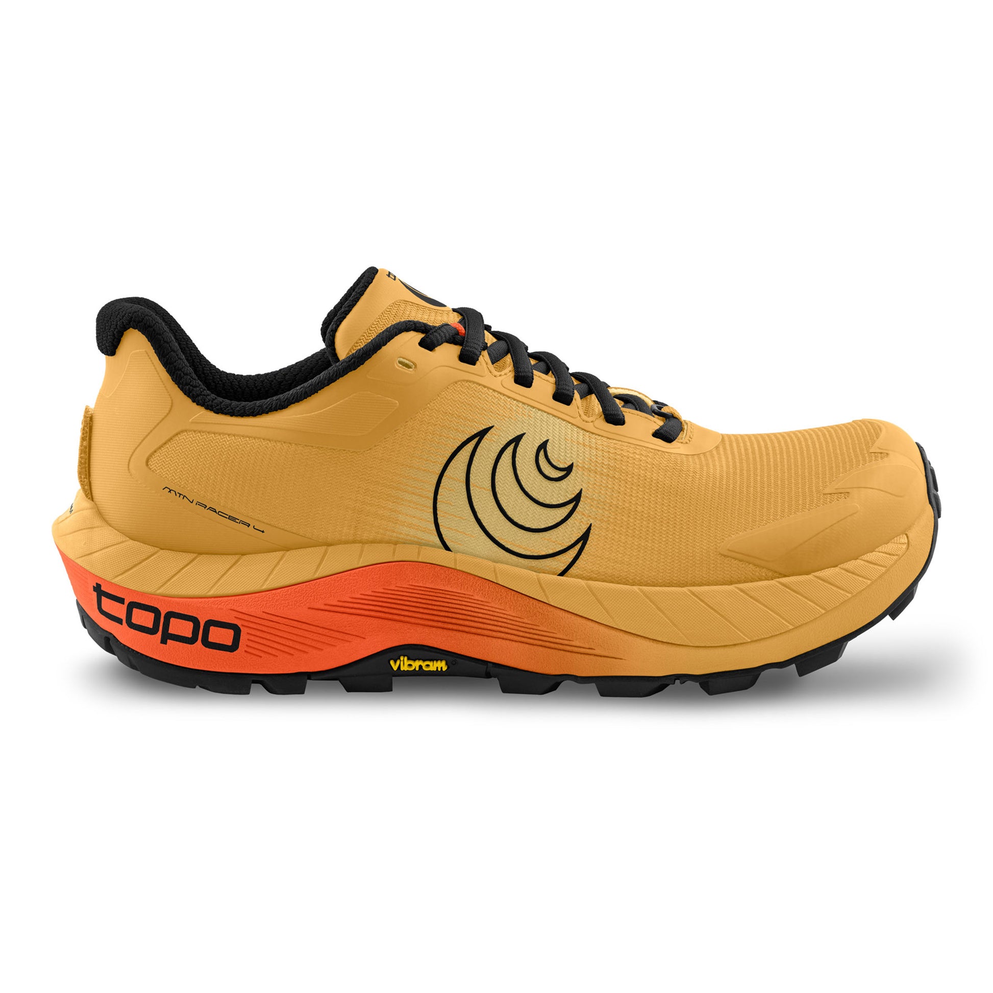 TOPO ATHLETIC MTN Racer 4 Zapatilla trail Hombres - naranja, negro