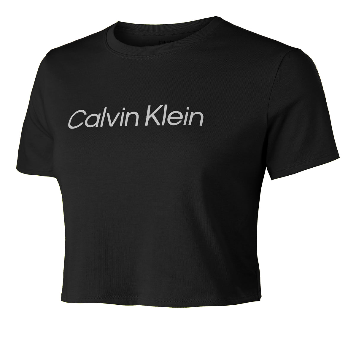 Calvin Klein Cropped Camiseta de manga corta Mujeres - negro,