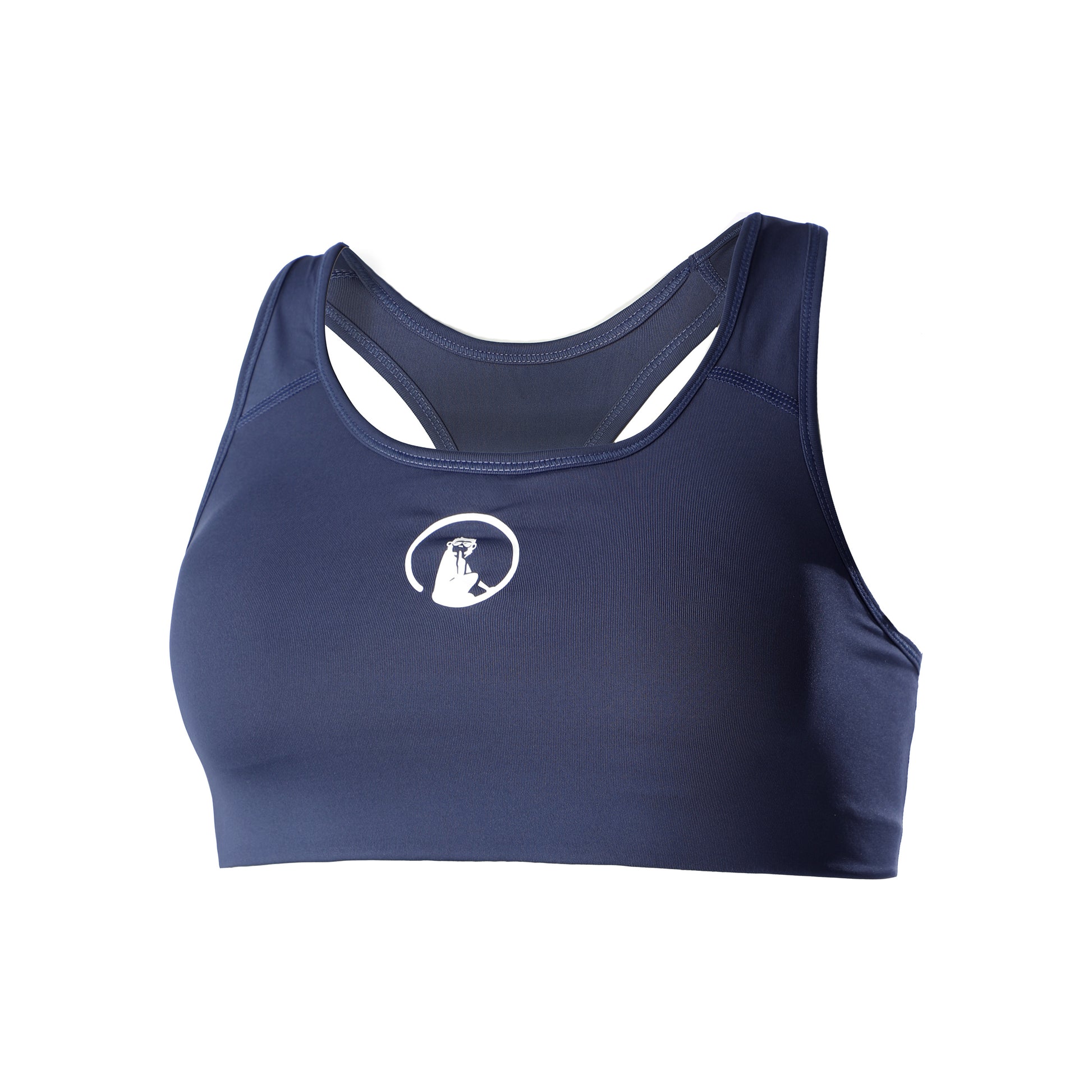 Quiet Please Love Padded Sujetador deportivo Mujeres - azul oscuro,