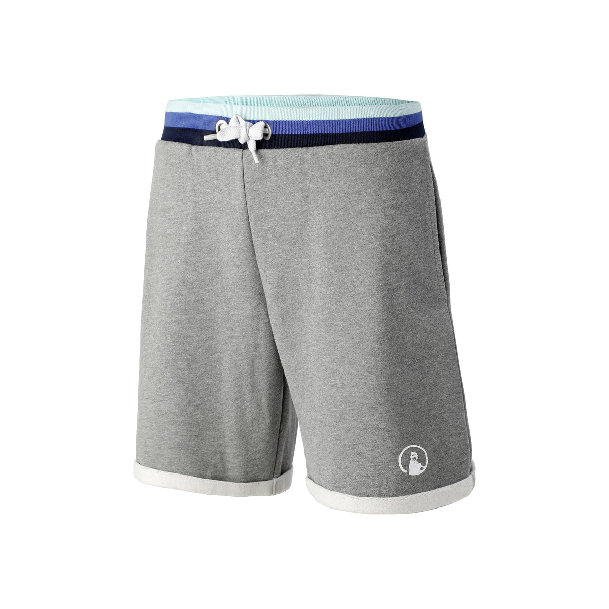Quiet Please Ocean Cotton Shorts Hombres - gris, azul