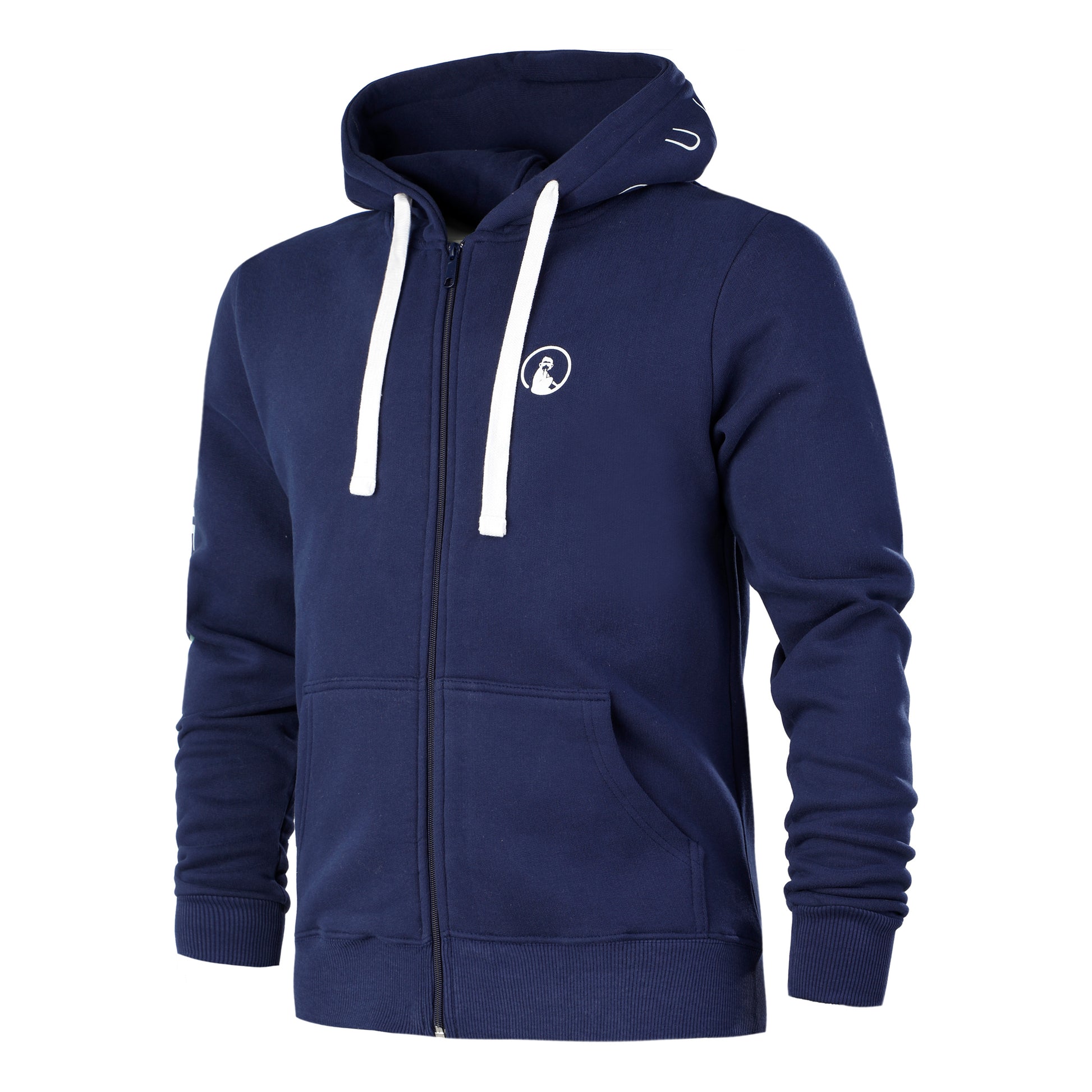 Quiet Please Ocean Sudadera con cremallera Hombres - azul, turquesa