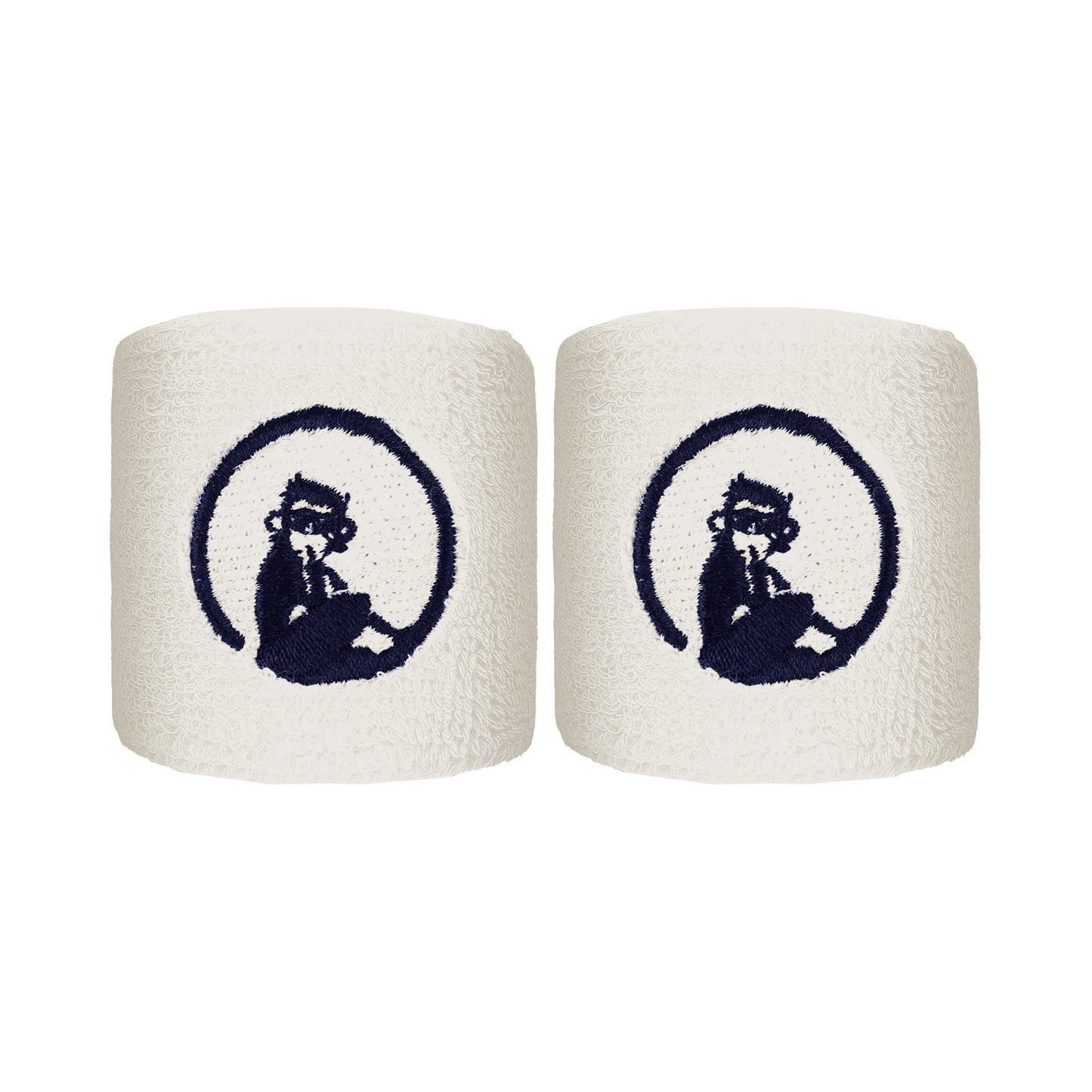 Quiet Please Cinta para sudor Pack de 2 corto - crema