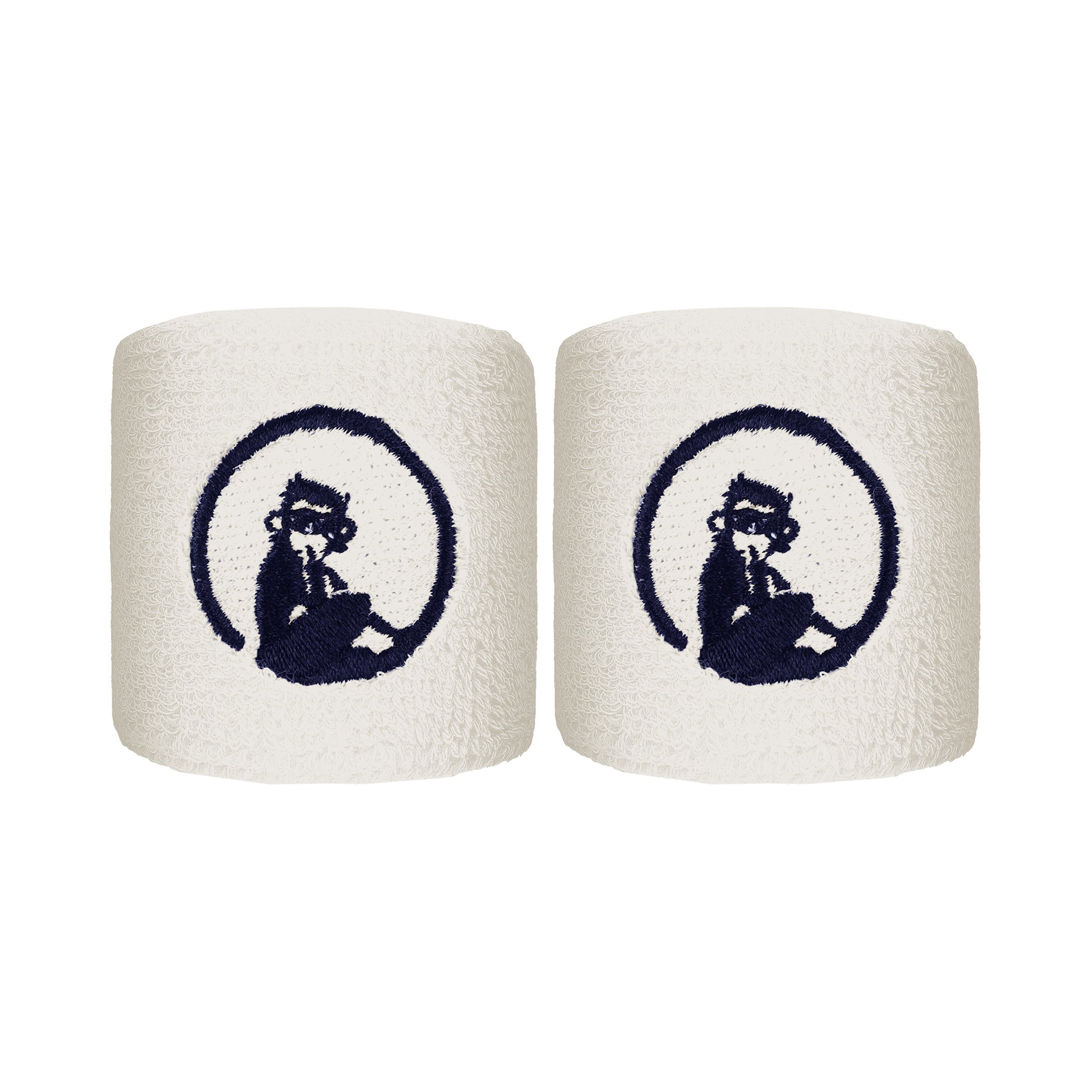 Quiet Please Cinta para sudor Pack de 2 corto - crema