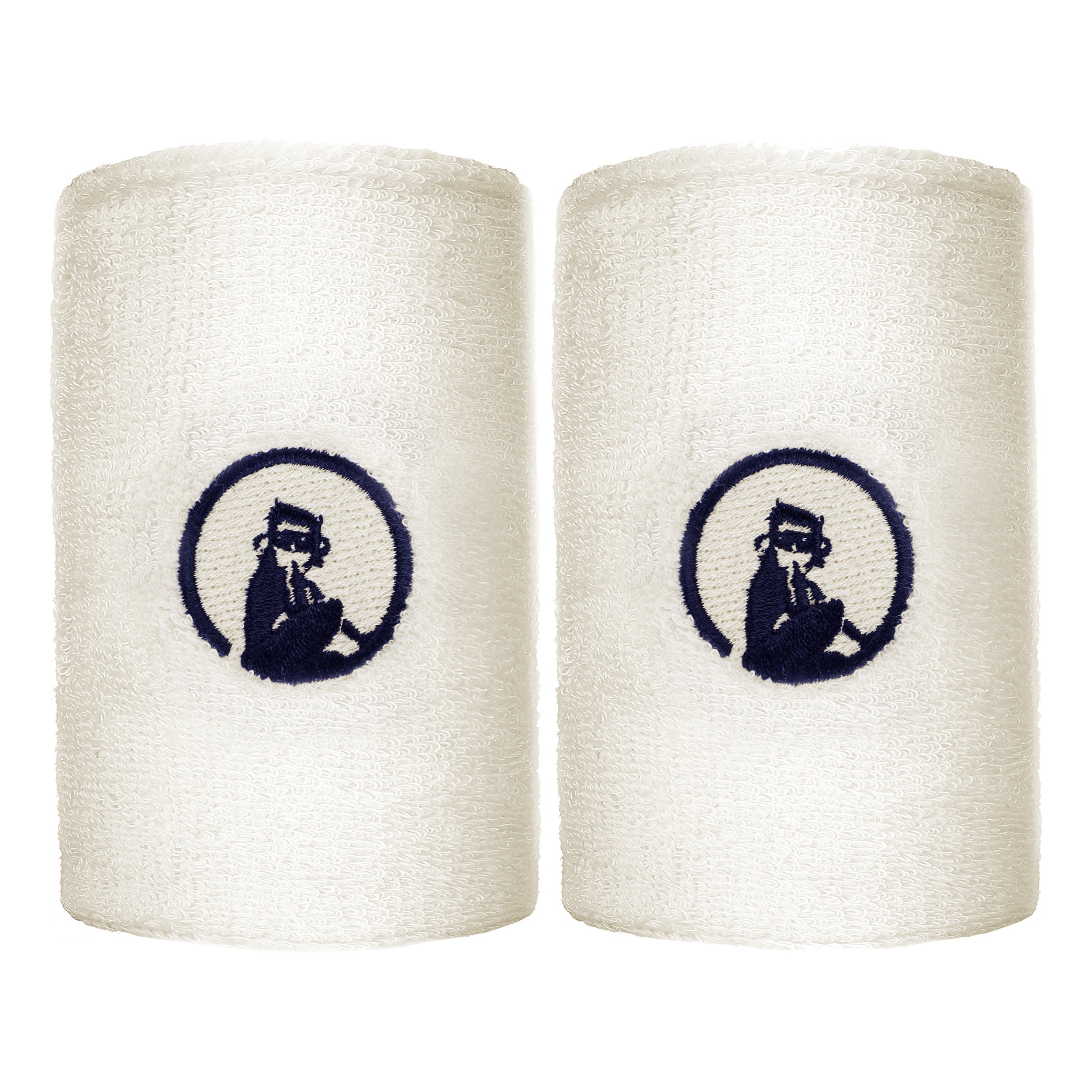 Quiet Please Cinta para sudor Pack de 2 largo - crema