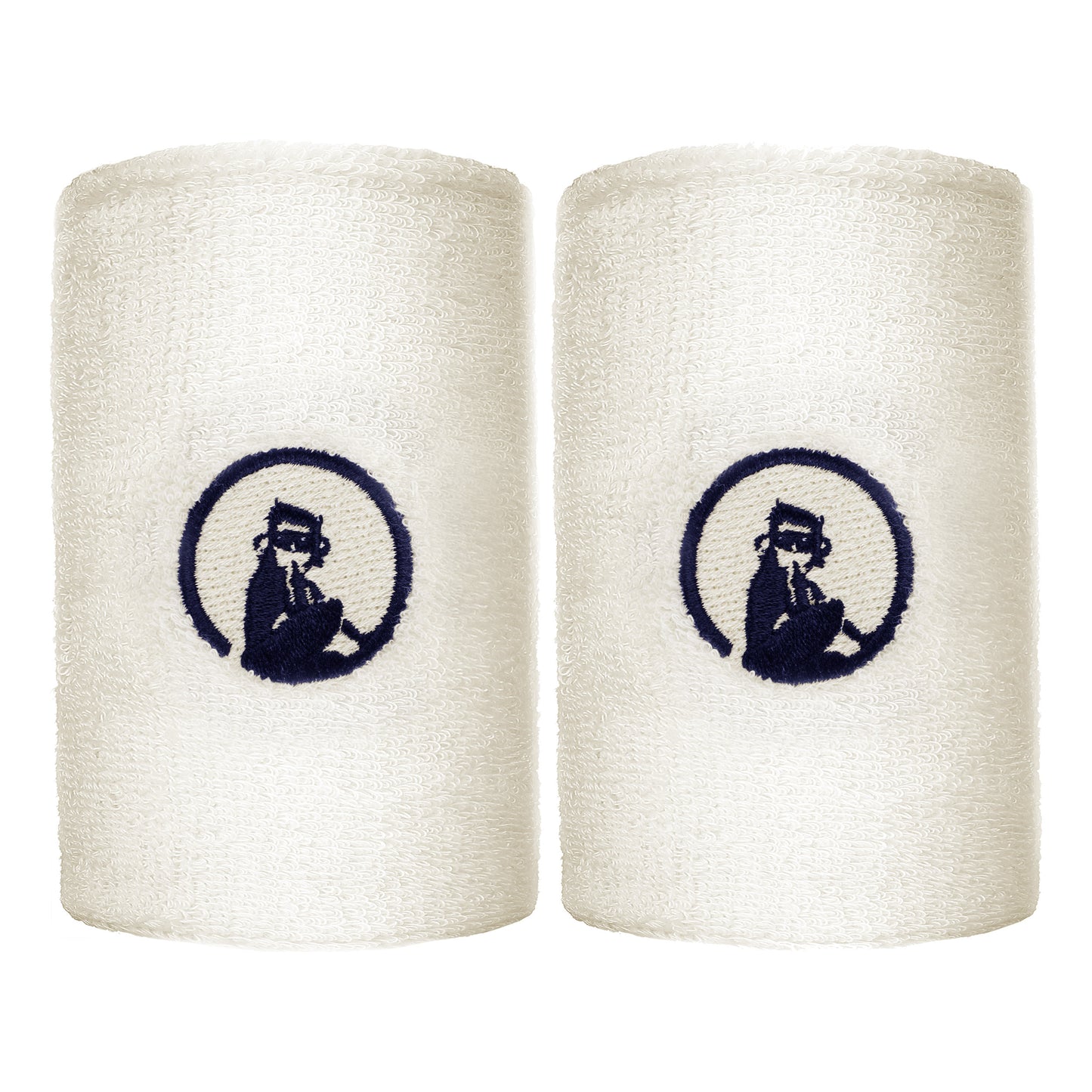 Quiet Please Cinta para sudor Pack de 2 largo - crema