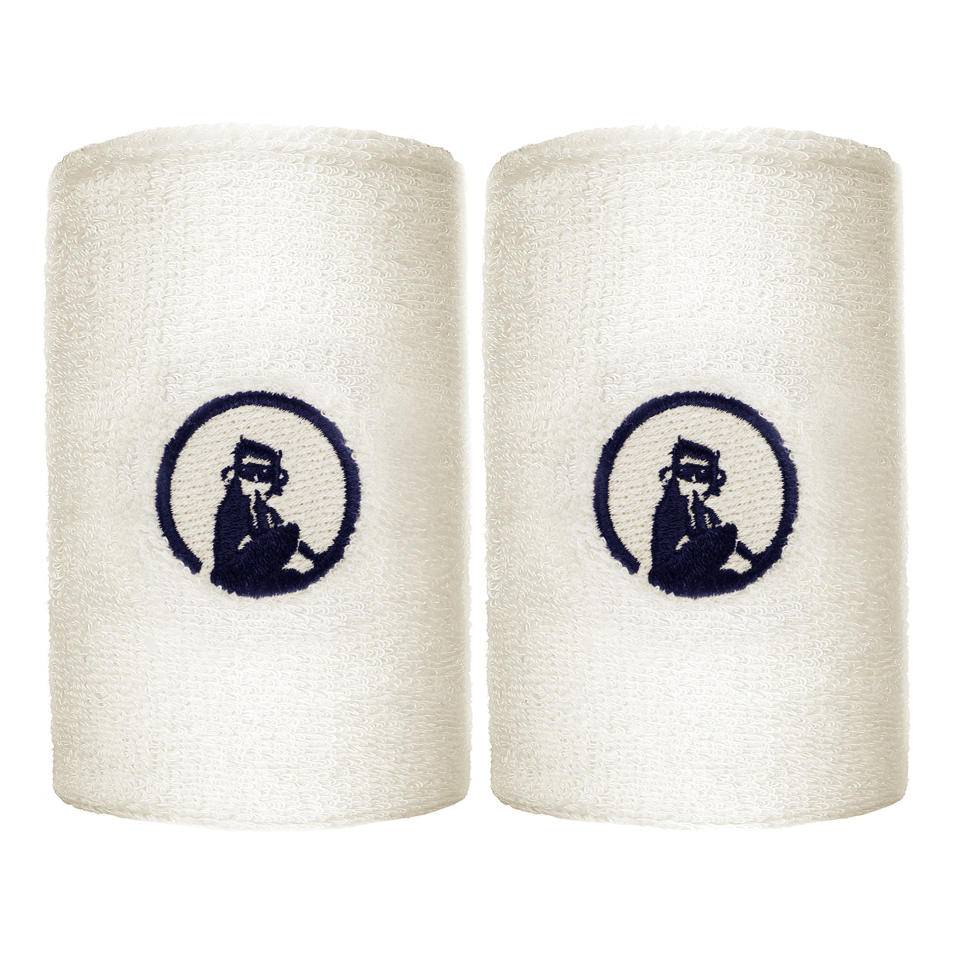 Quiet Please Cinta para sudor Pack de 2 largo - crema