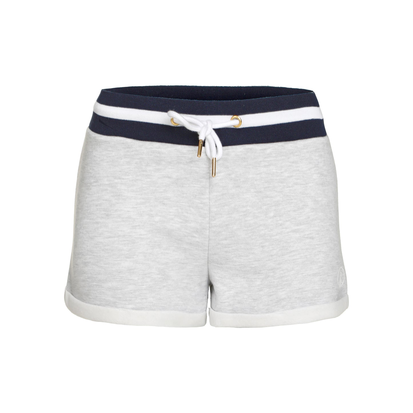 Quiet Please Basic Shorts Mujeres-Gris Claro,Azul Oscuro