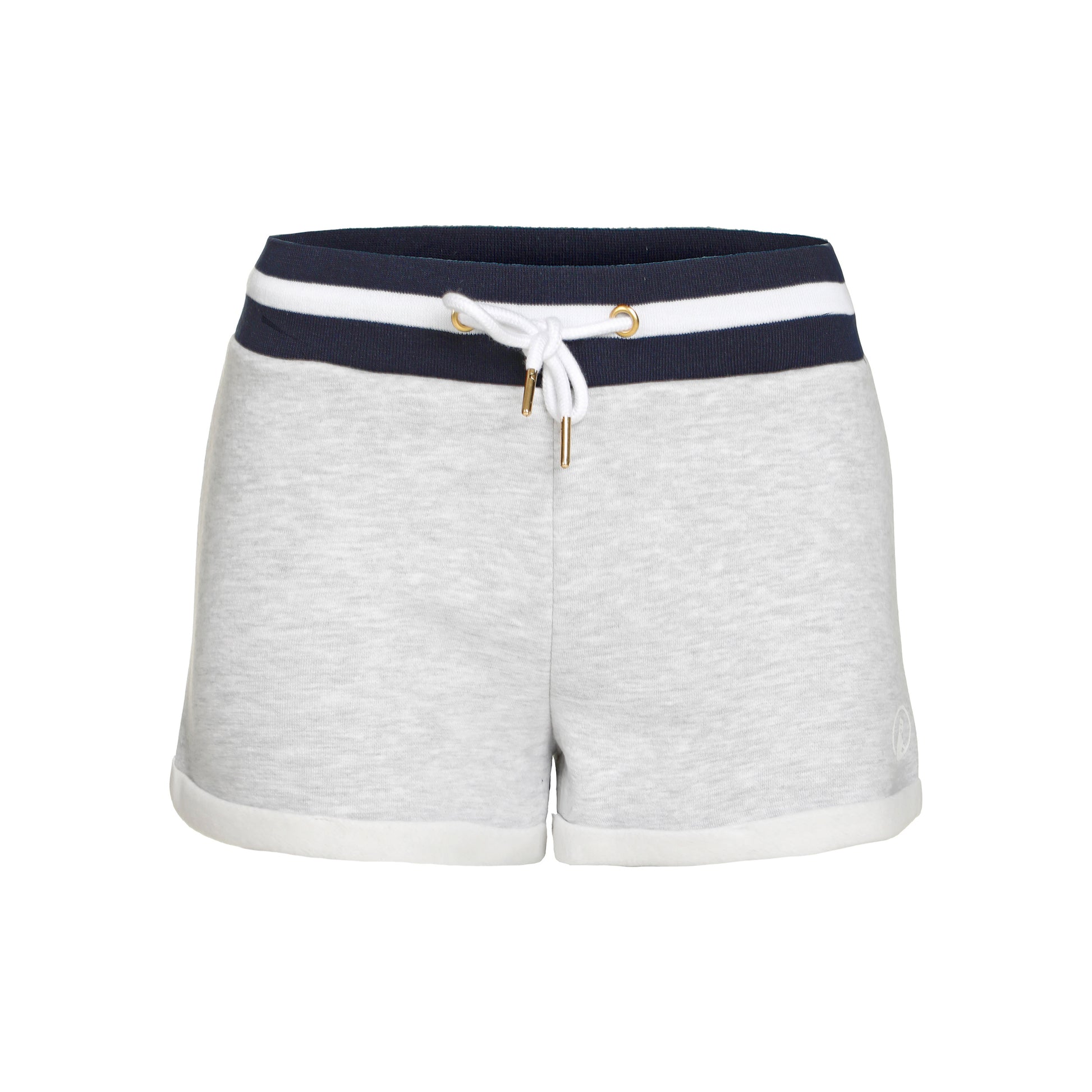 Quiet Please Basic Shorts Mujeres-Gris Claro,Azul Oscuro