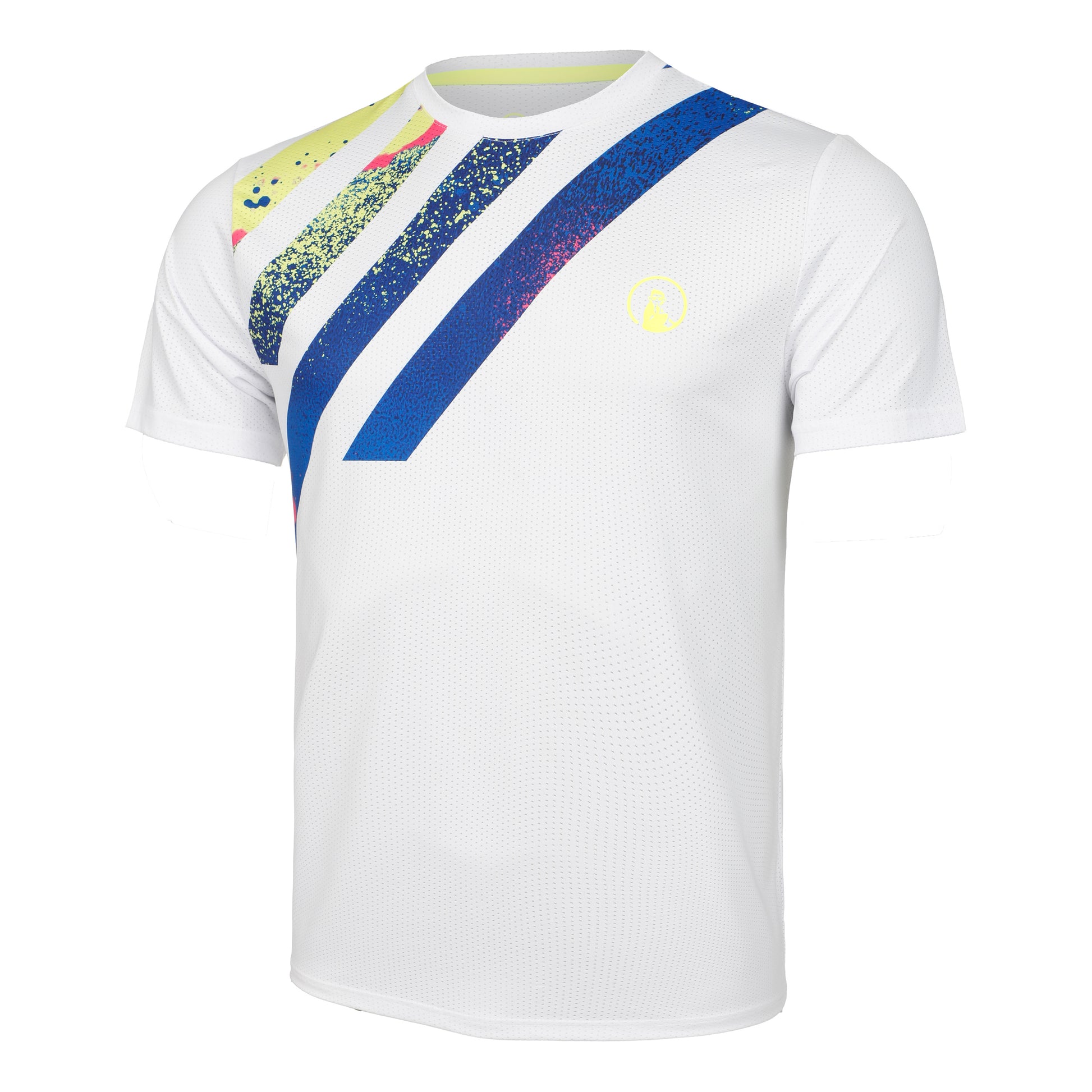 Quiet Please Retro Receiver Camiseta de manga corta Hombres - blanco, multicolor