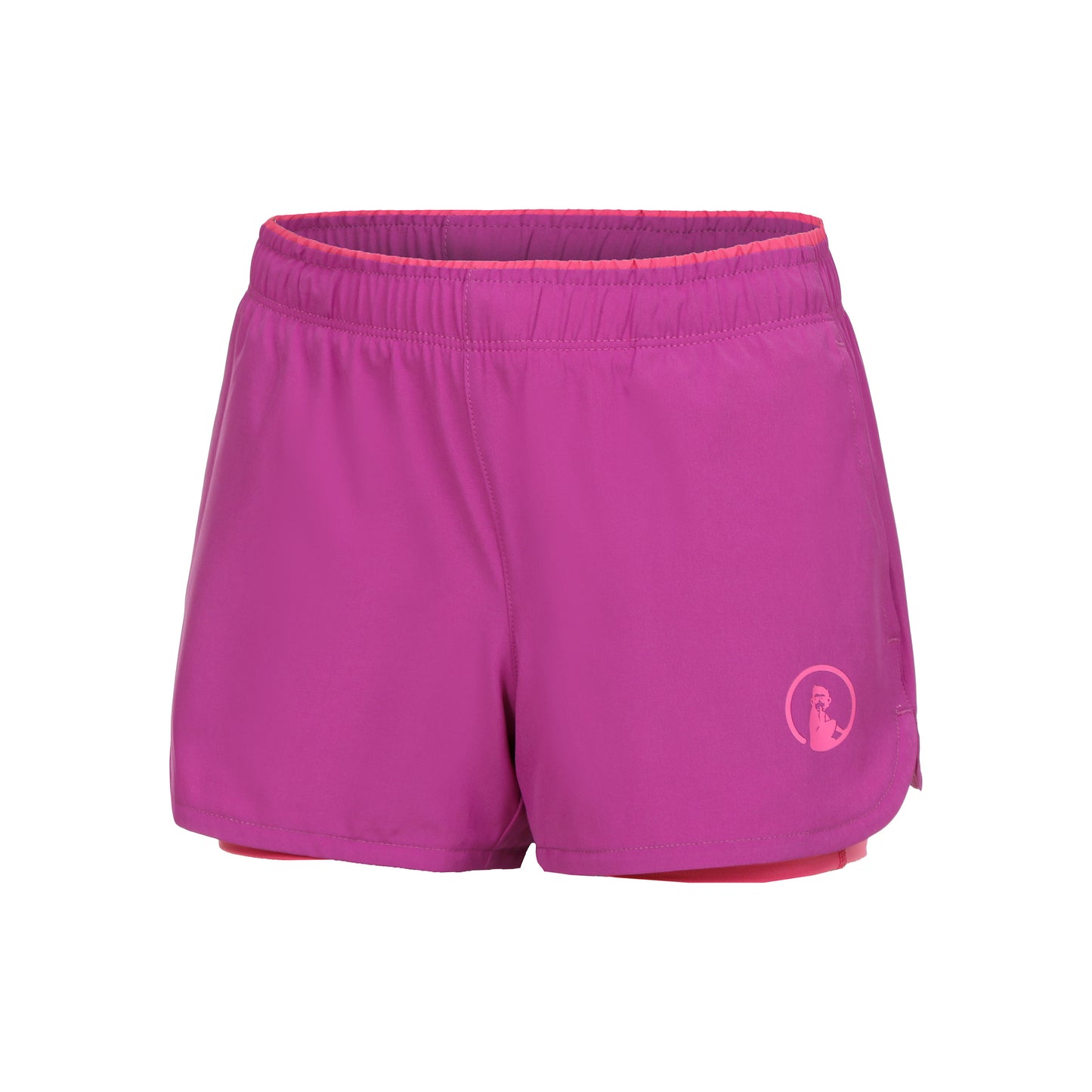 Quiet Please Point 2in1 Shorts Chicas-Berry,Rosa