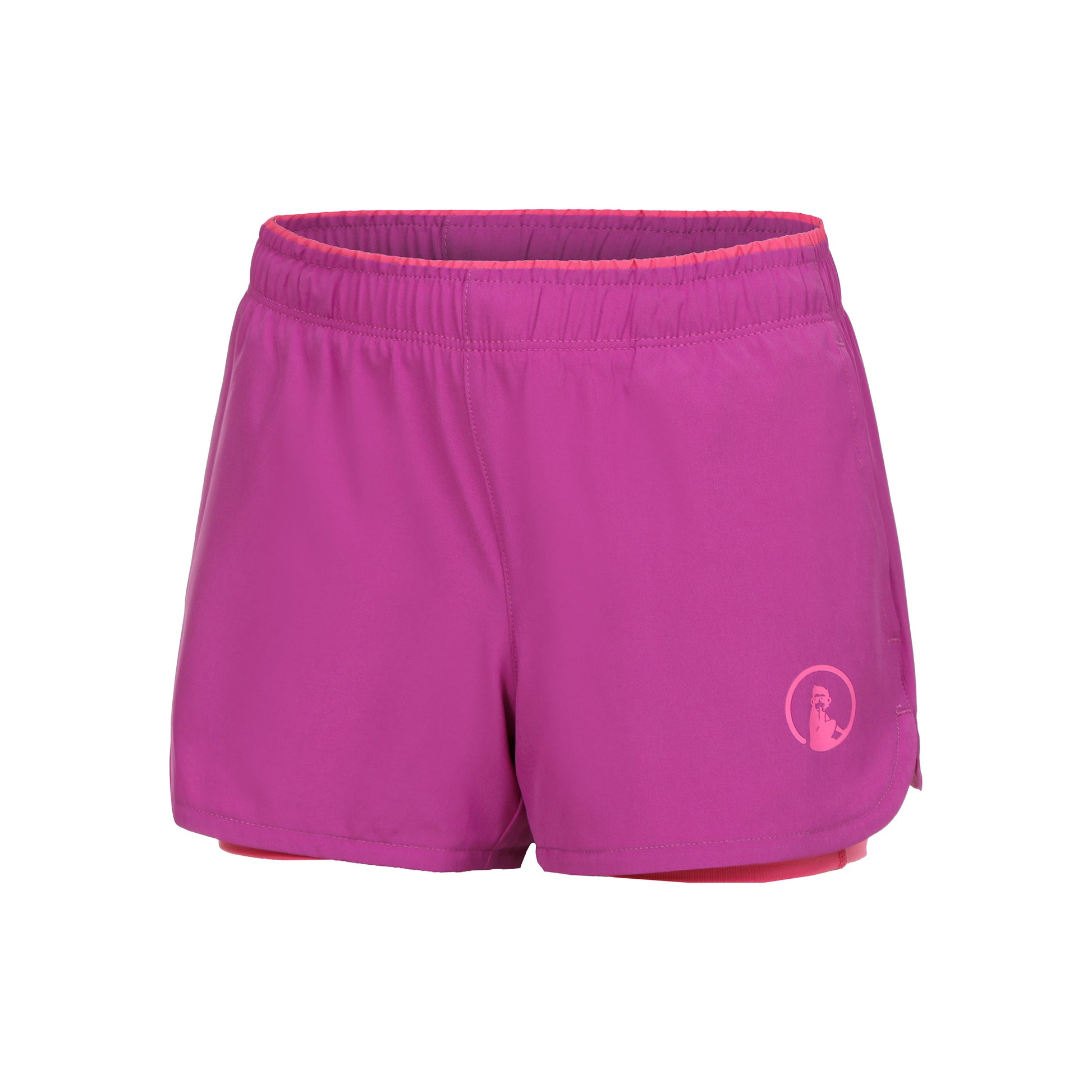 Quiet Please Point 2in1 Shorts Chicas-Berry,Rosa