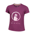 Baseline Logo Camiseta De Manga Corta Chicas-Berry,Rosa