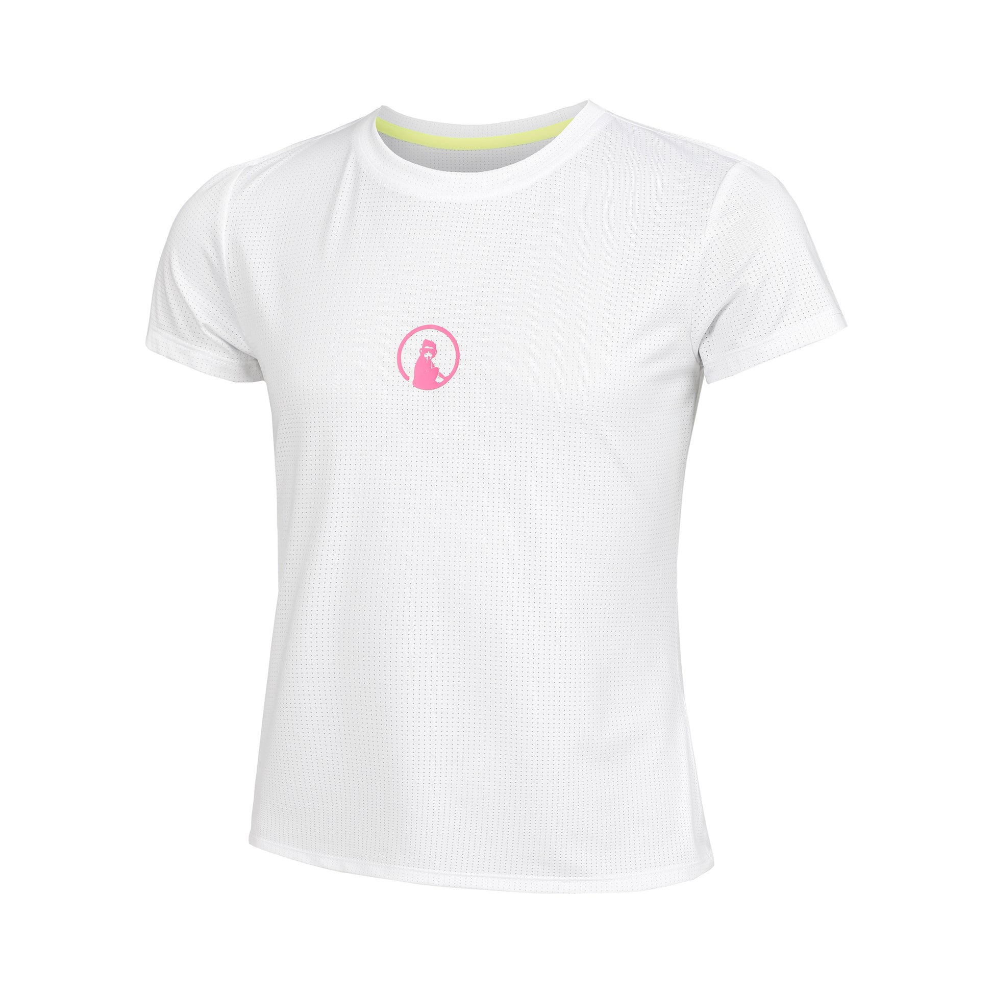Quiet Please Retriever Camiseta de manga corta Chicas - blanco, rosa