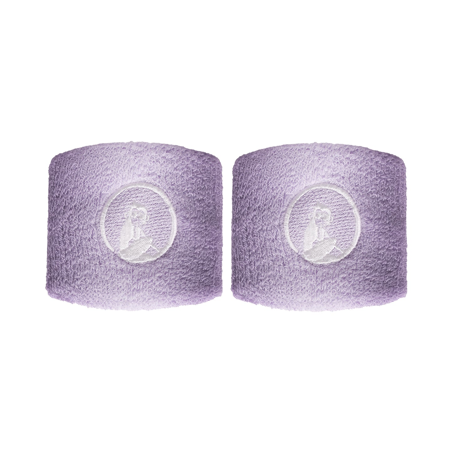 Quiet Please Cinta para sudor Pack de 2 corto - morado