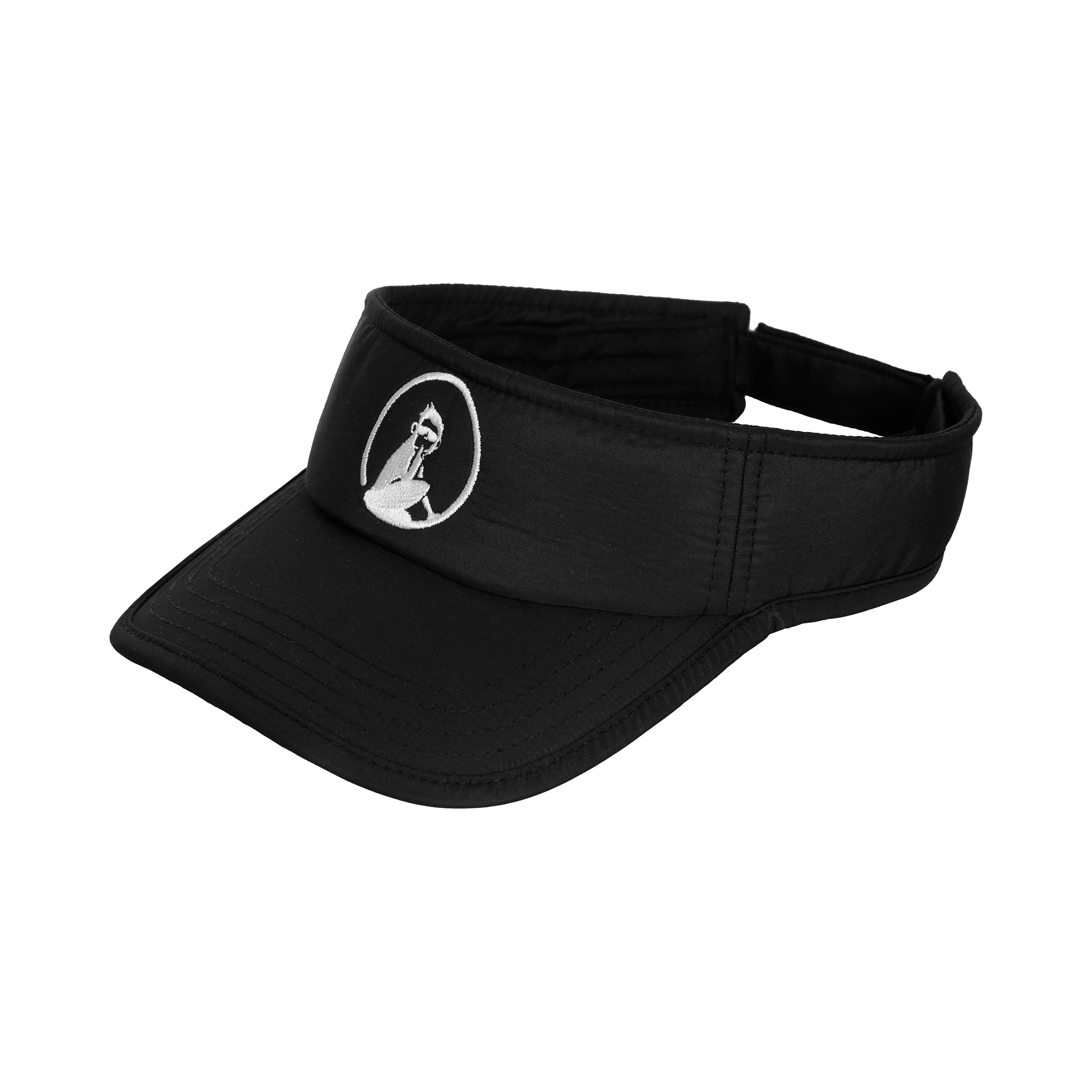 Quiet Please Court Visor Visera-Negro,Blanco