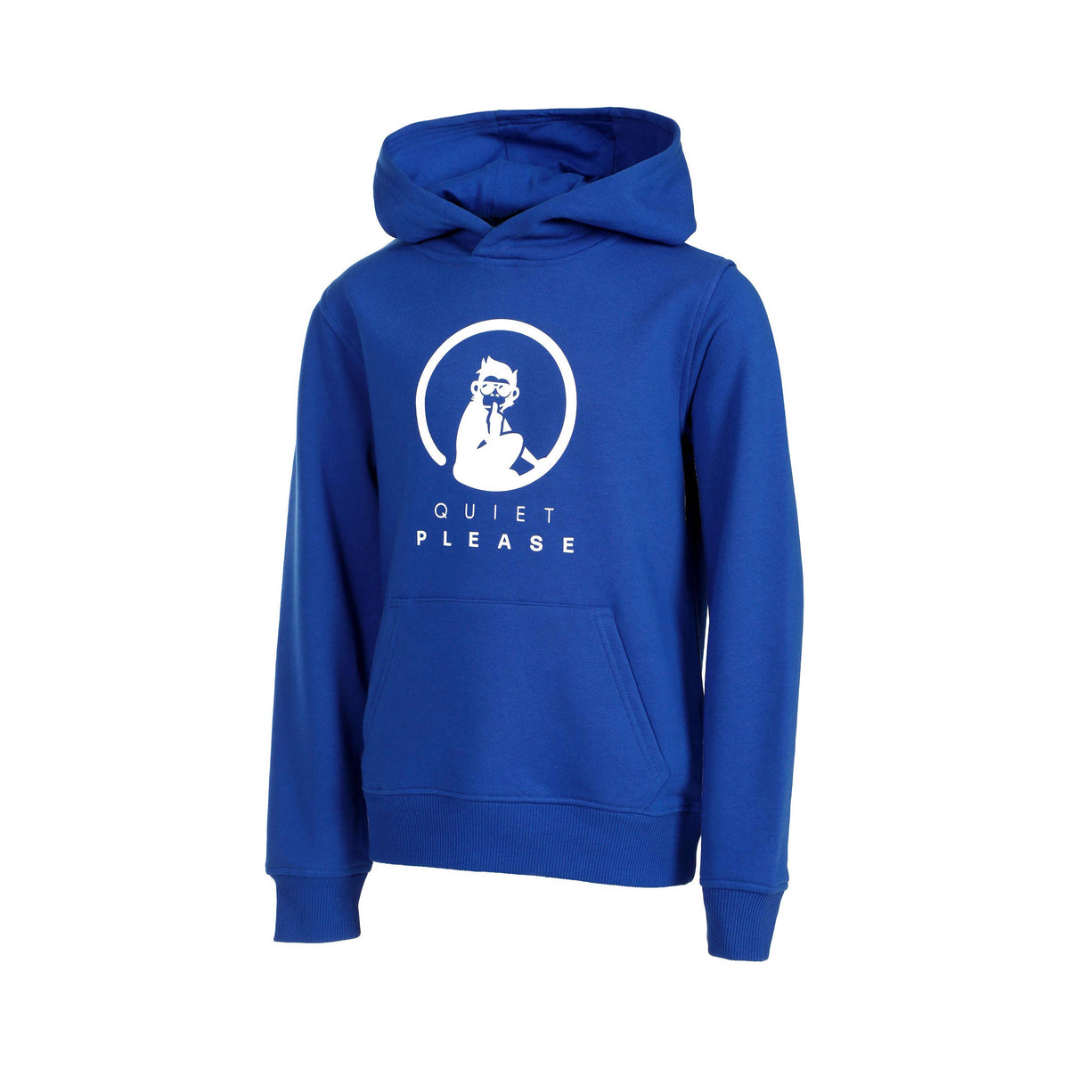 Quiet Please Advantage Logo Sudadera con capucha Chicos - azul,