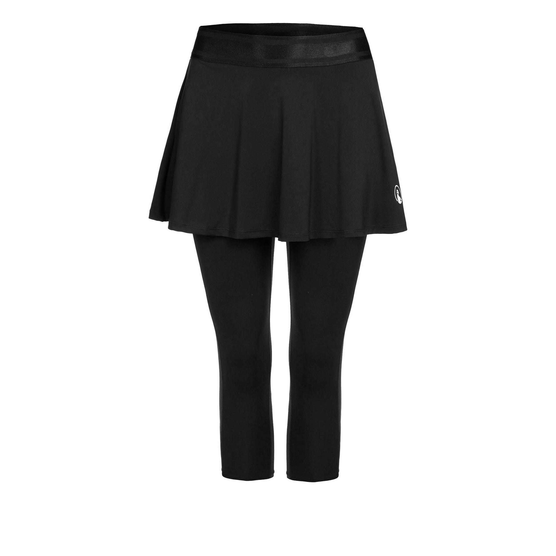 Quiet Please Play (with pockets) Falda con malla Mujeres - negro