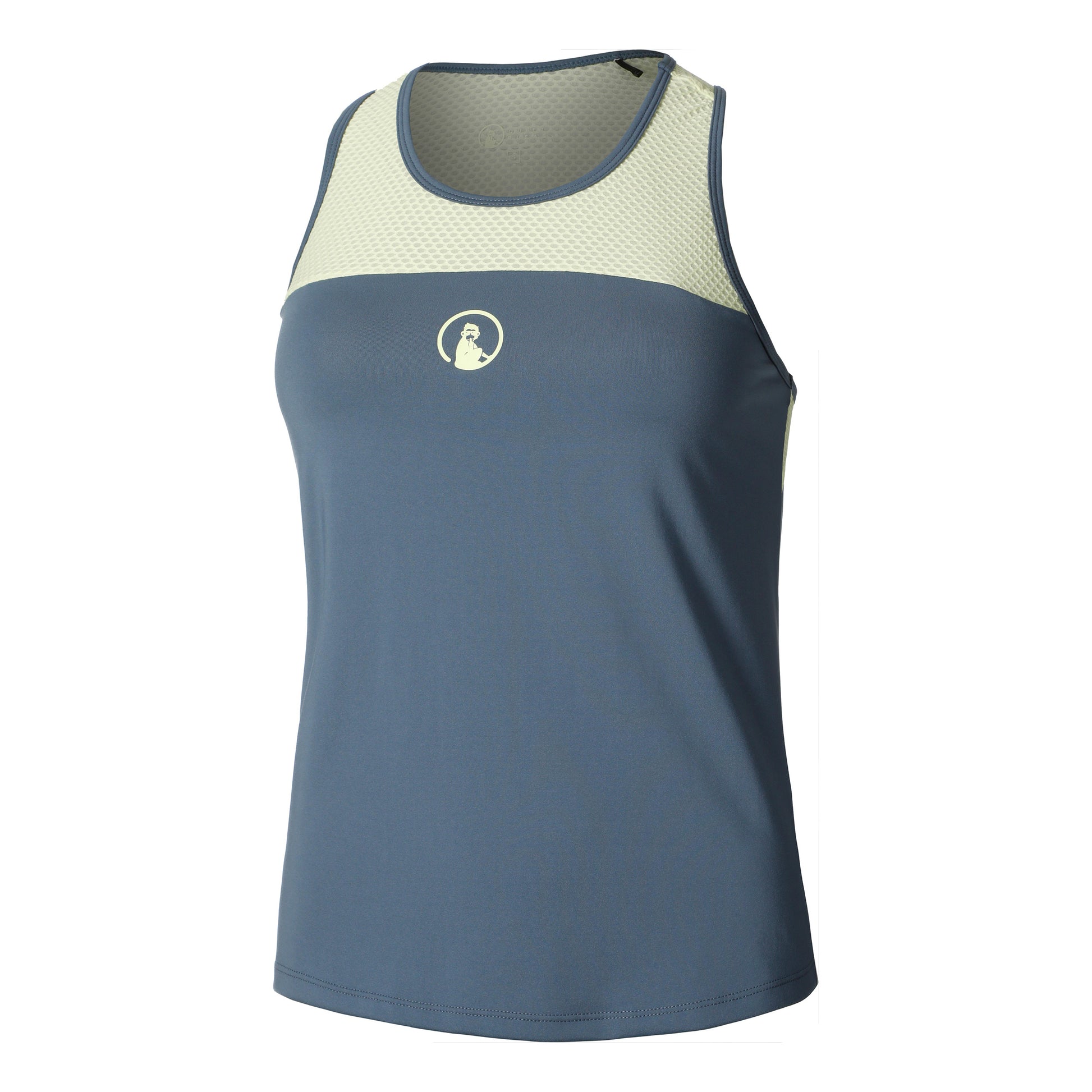 Quiet Please Perspectives Racerback Camiseta De Tirantes Mujeres-Azul