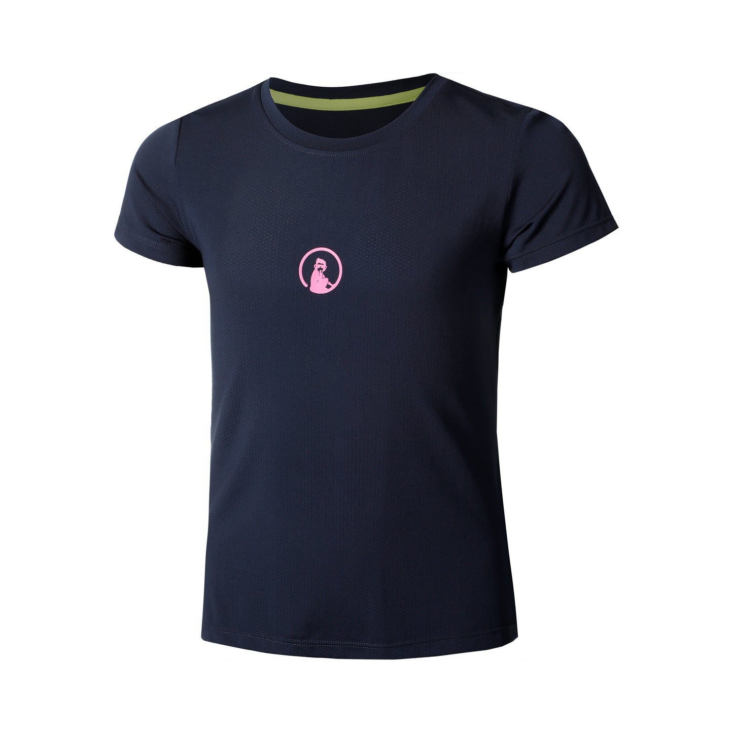 Quiet Please Retriever Camiseta De Manga Corta Chicas-Azul Oscuro,Rosa
