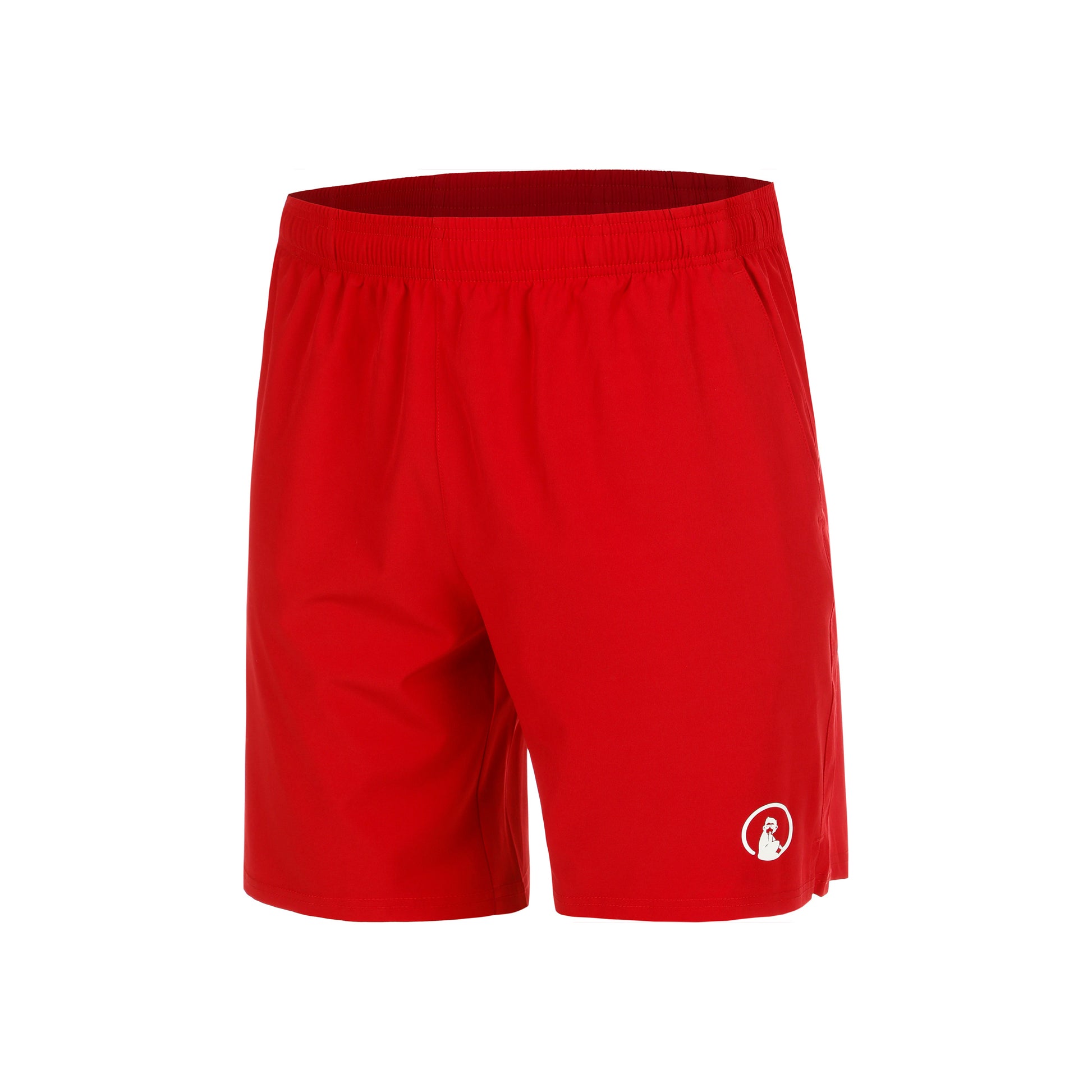 Quiet Please Smash Shorts Hombres-Rojo
